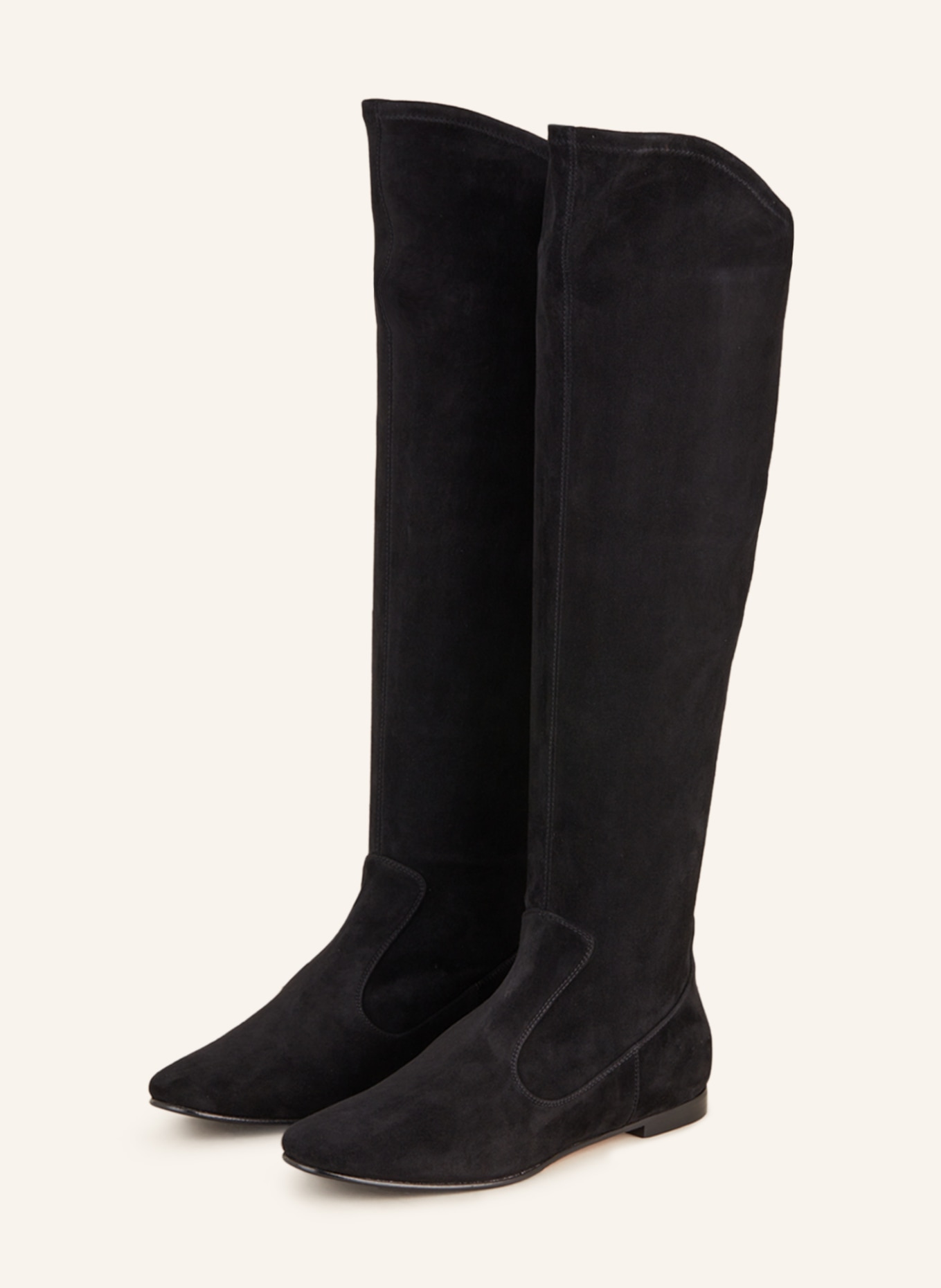 UNÜTZER Over the knee boots, Color: BLACK (Image 1)