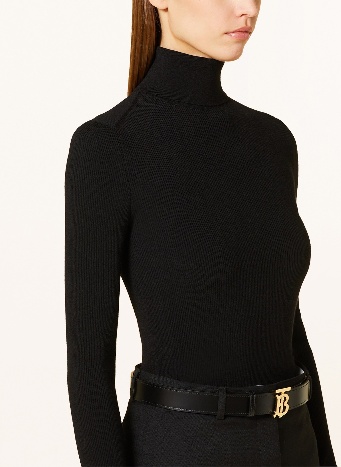 BURBERRY Turtleneck sweater, Color: BLACK (Image 4)