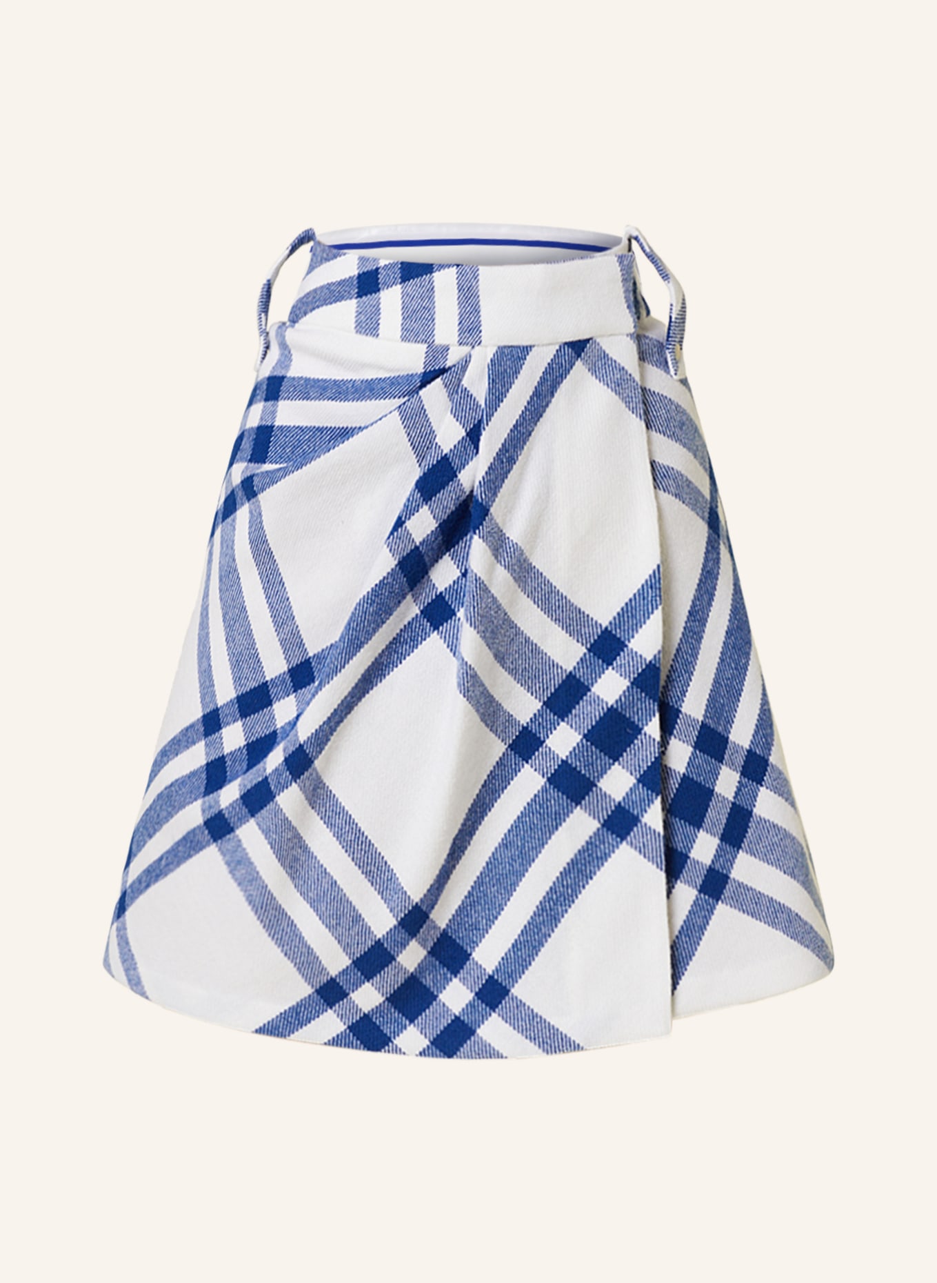 BURBERRY Wrap skirt, Color: WHITE/ BLUE (Image 1)