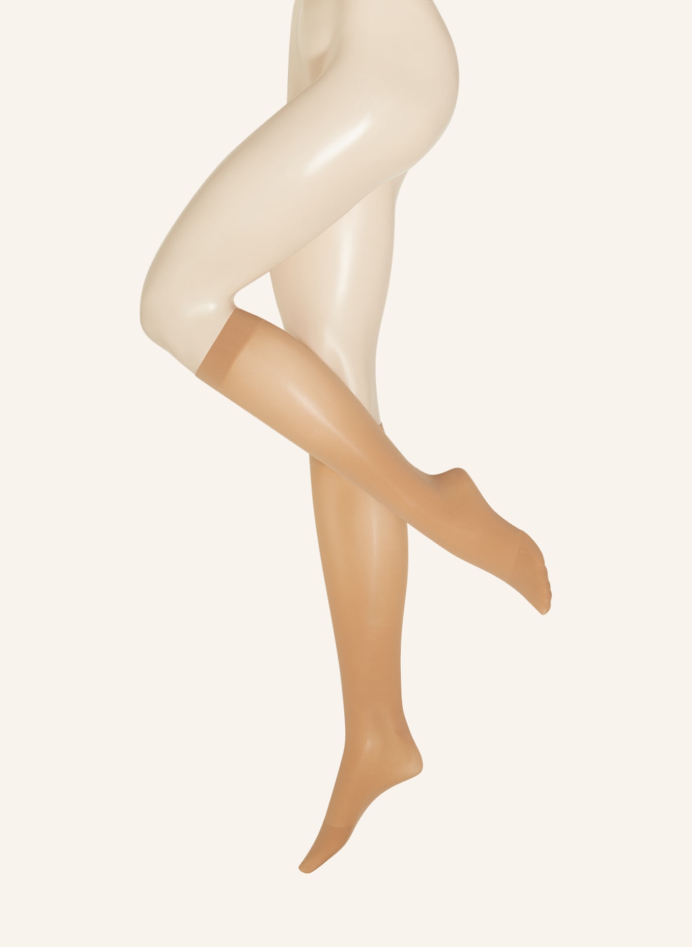 ITEM m6 Fine knee high stockings KNEE-HIGH TRANSLUCENT 30 CONSCIOUS, Color: 255 powder (Image 1)