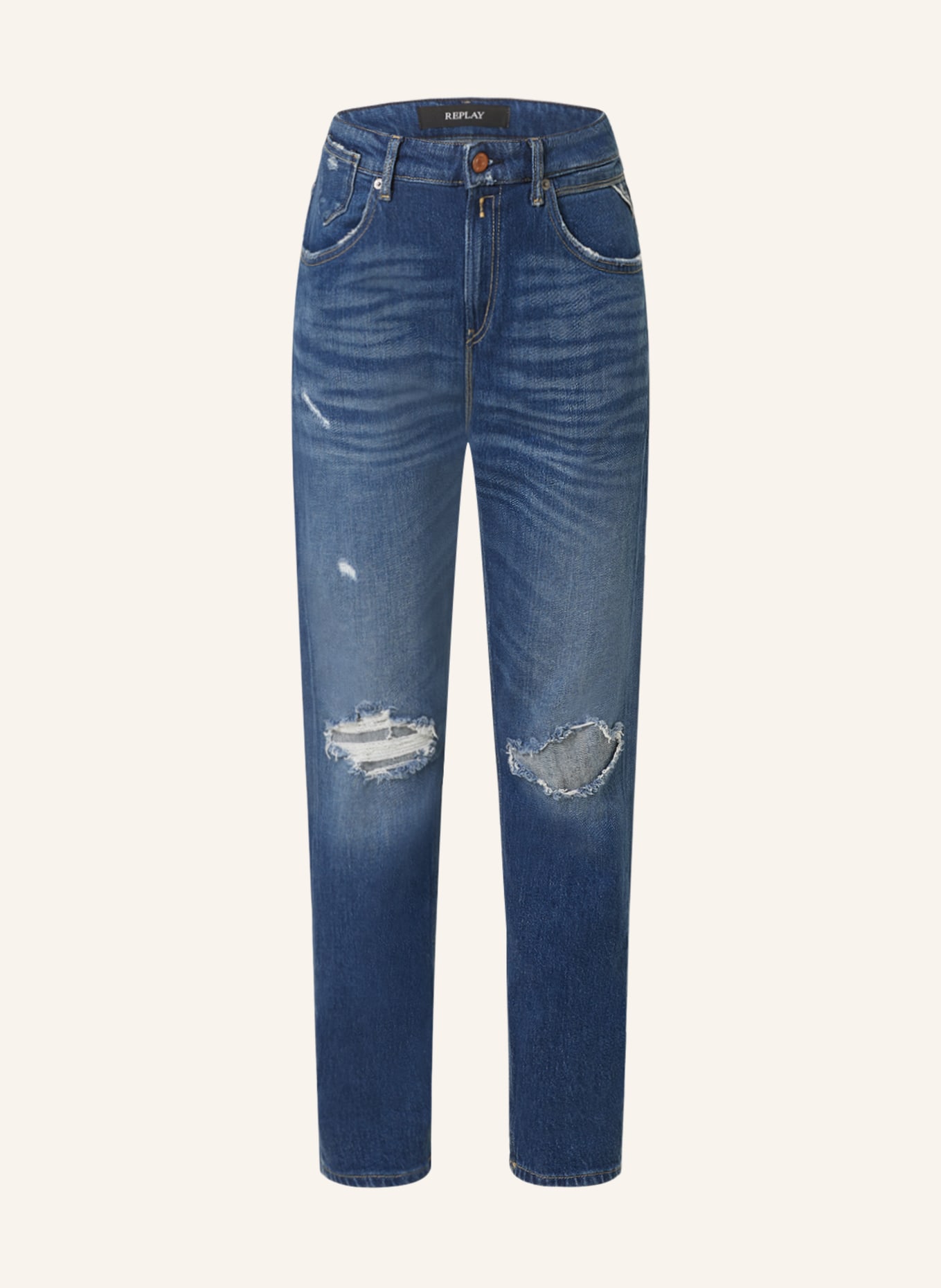 REPLAY Destroyed jeans, Color: 007 DARK BLUE (Image 1)