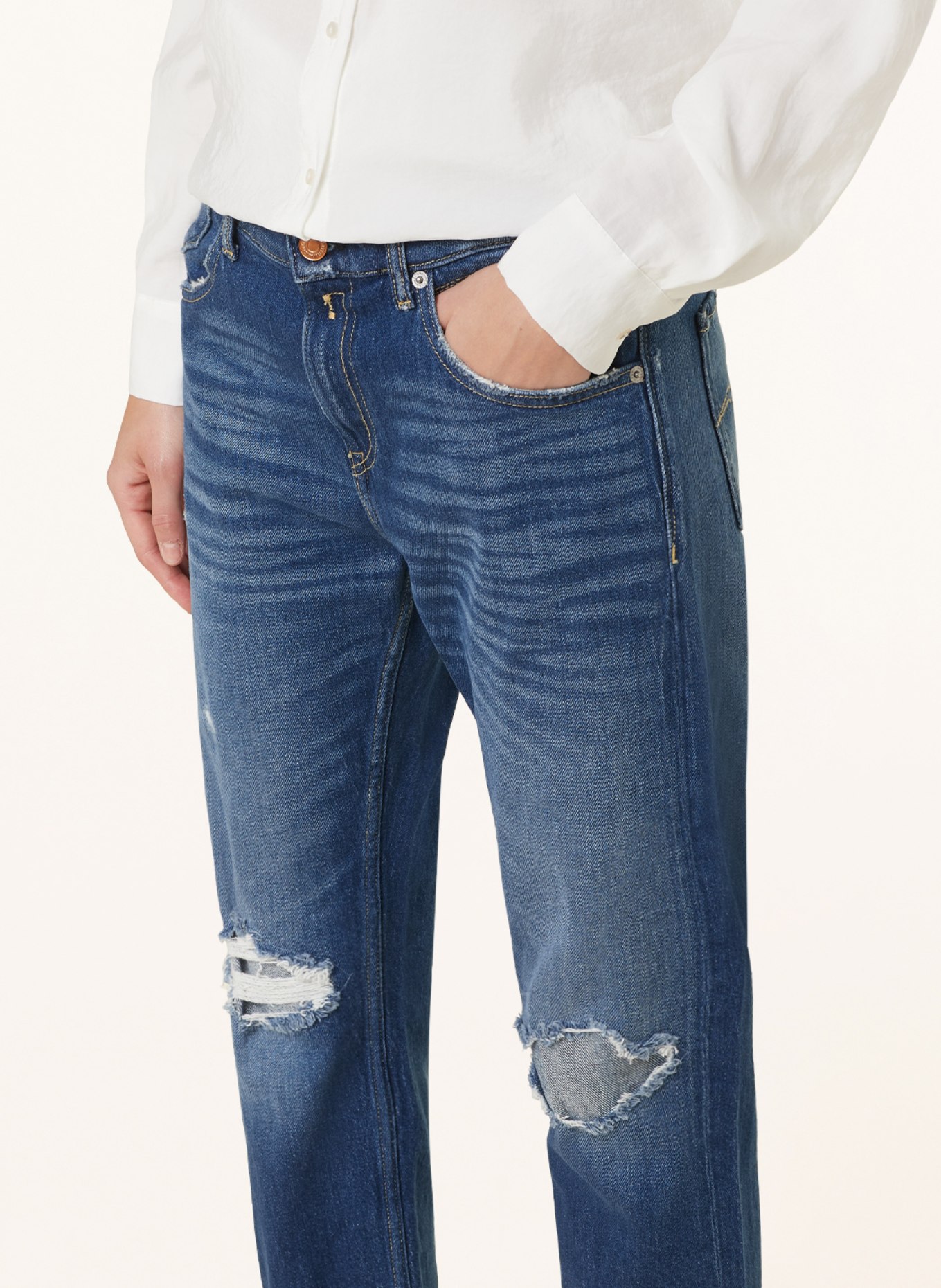 REPLAY Destroyed jeans, Color: 007 DARK BLUE (Image 5)
