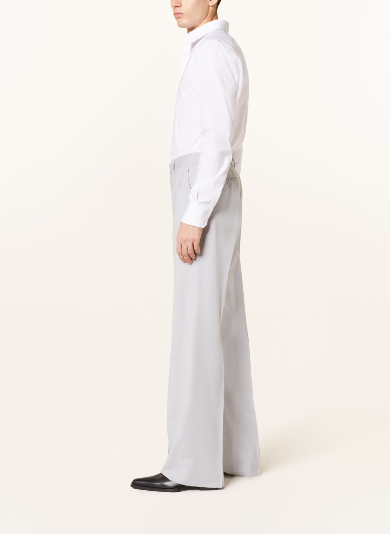 DOLCE & GABBANA Suit trousers regular fit, Color: LIGHT GRAY (Image 4)