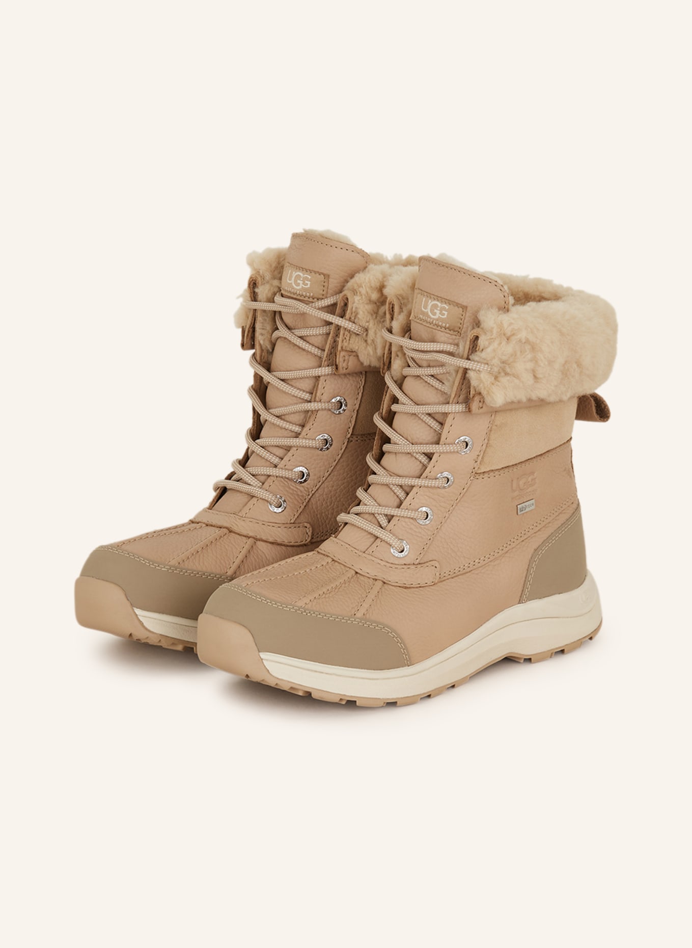 UGG Lace-up Boots ADIRONDACK BOOT III, Color: BEIGE (Image 1)