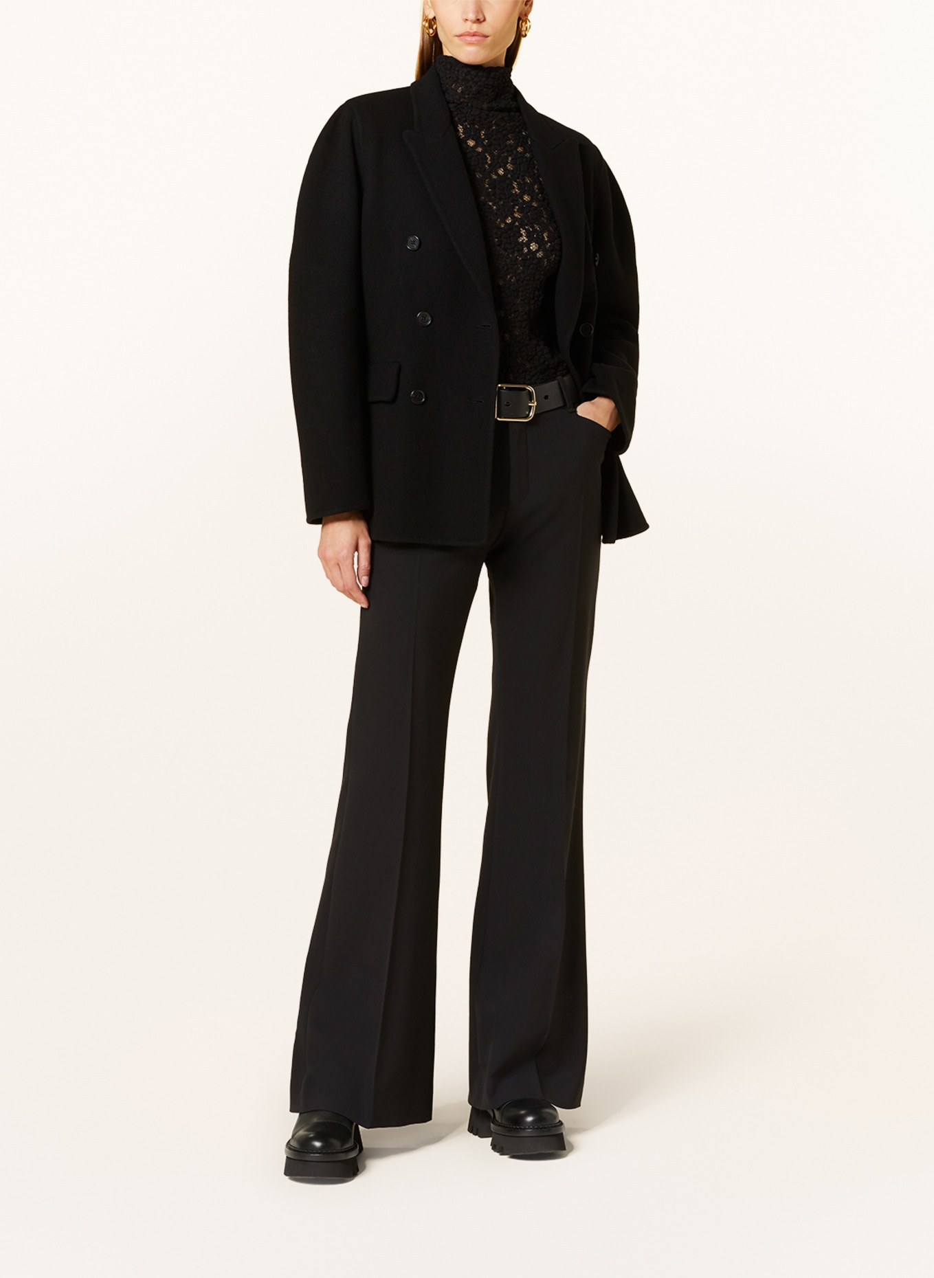 Chloé Blazer with cashmere, Color: BLACK (Image 2)