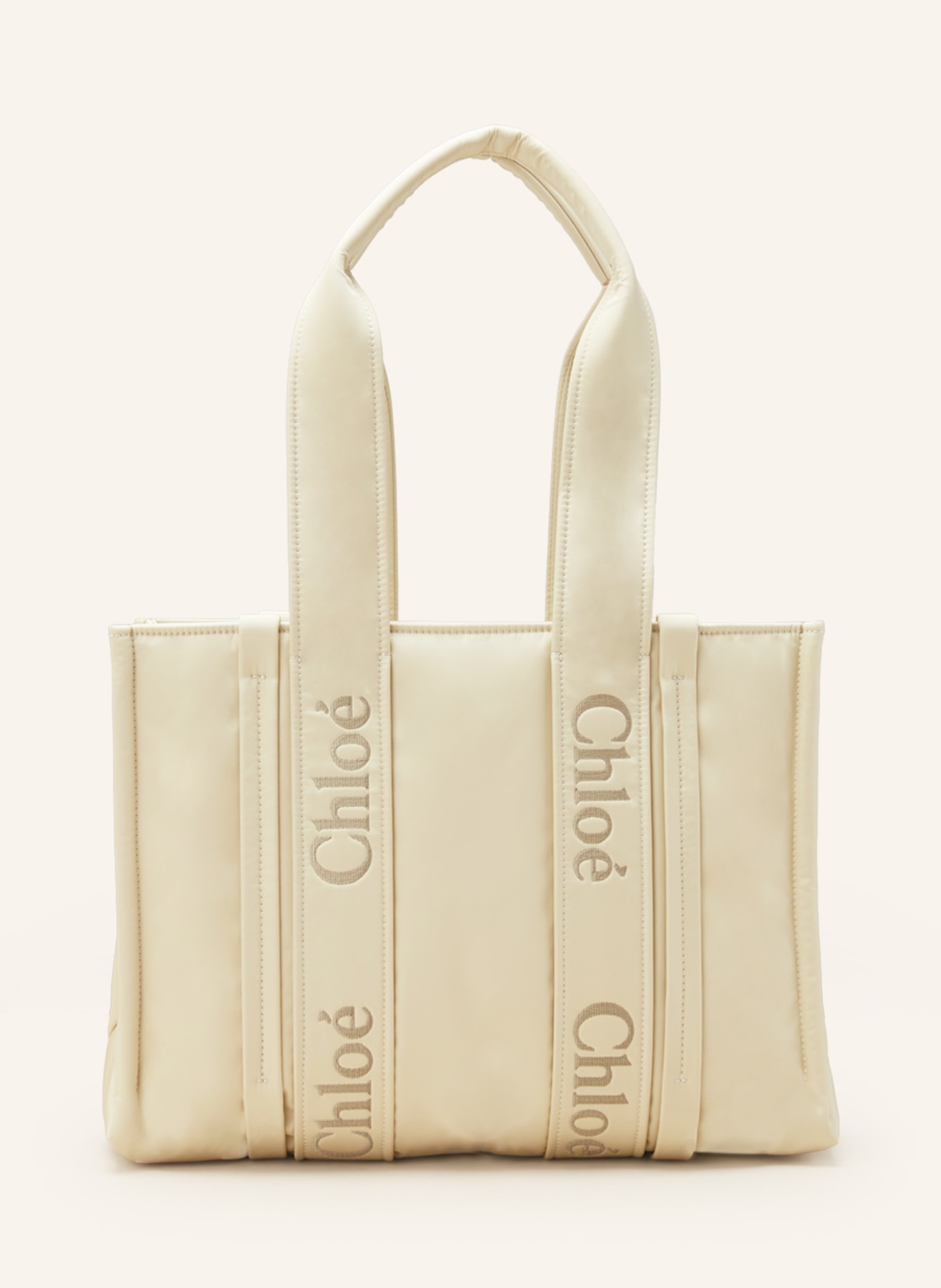 Chloé Shopper WOODY, Farbe: Dusty Ivory(Bild null)