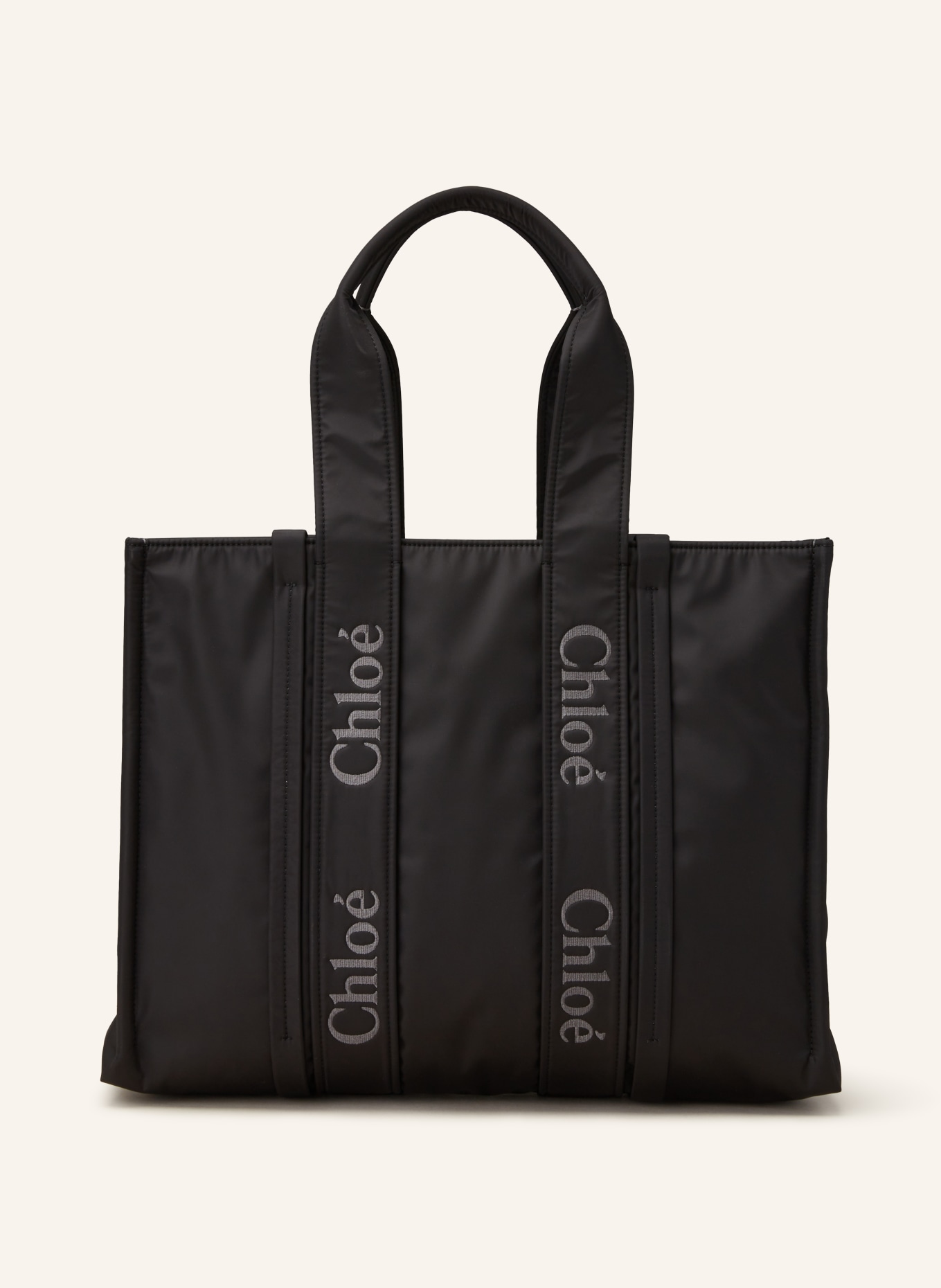 Chloé Shopper WOODY, Color: BLACK (Image 1)