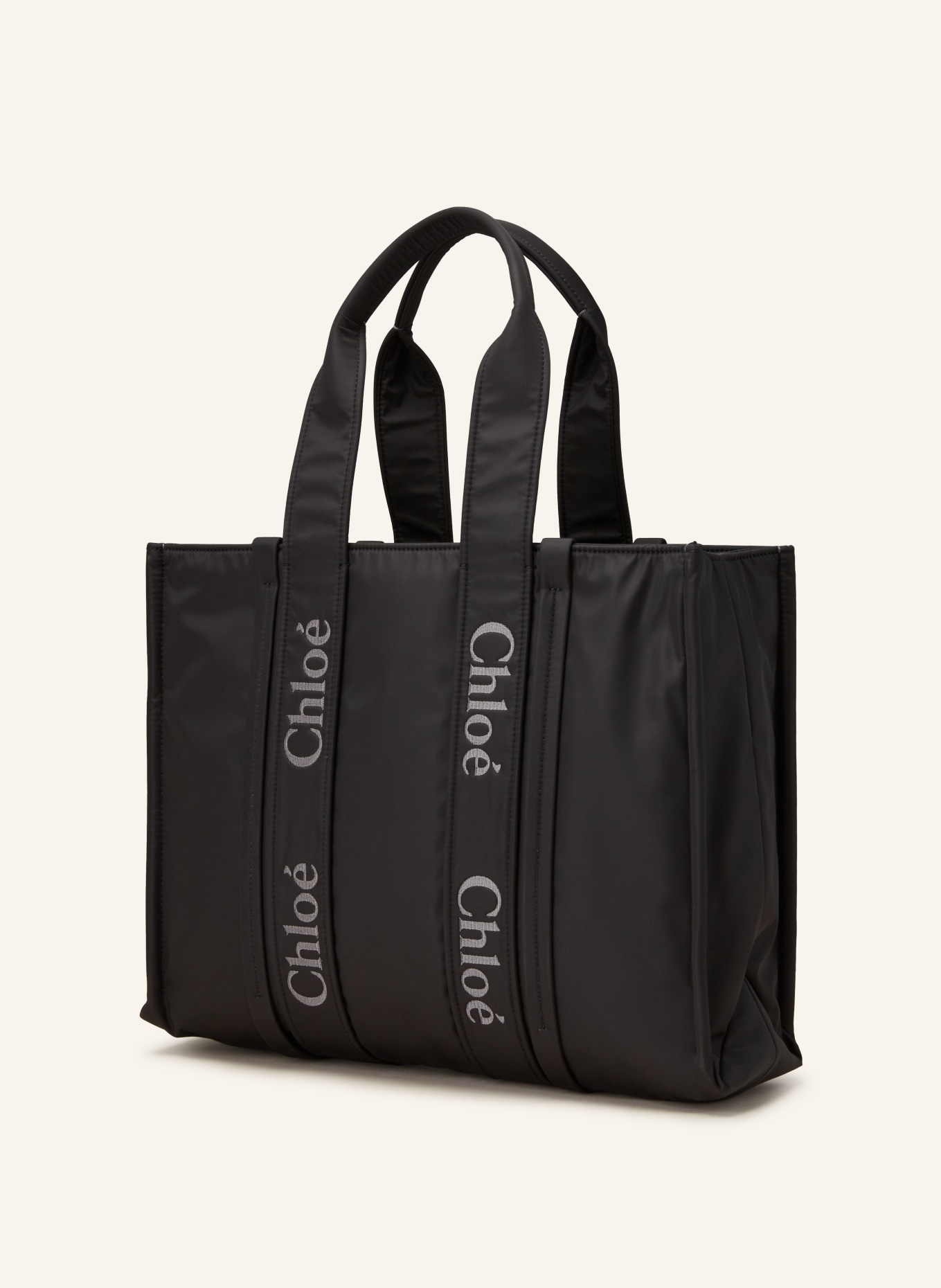 Chloé Shopper WOODY, Color: BLACK (Image 2)