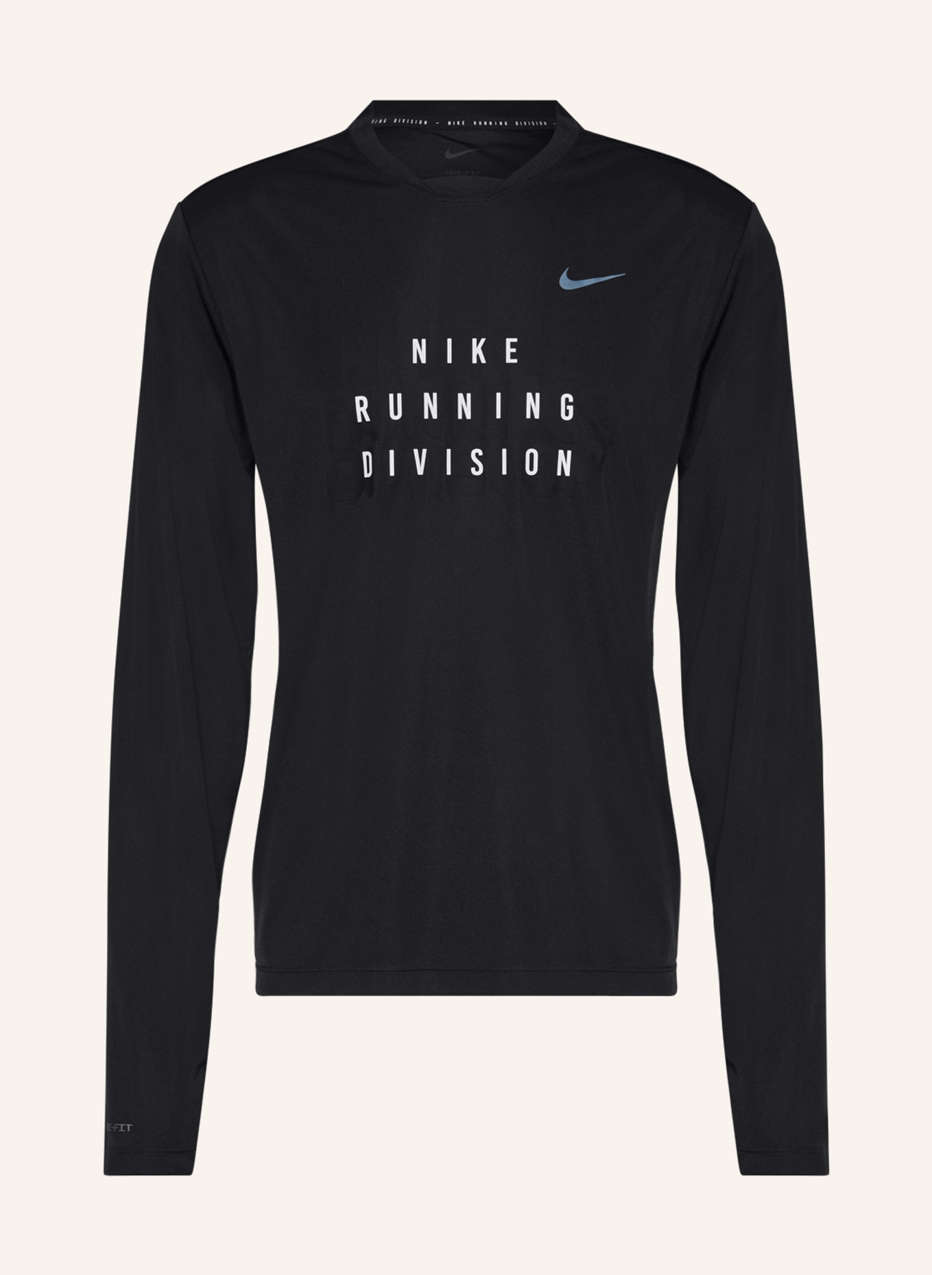 Nike Laufshirt DRI-FIT RUN DIVISION, Farbe: SCHWARZ/ WEISS (Bild 1)