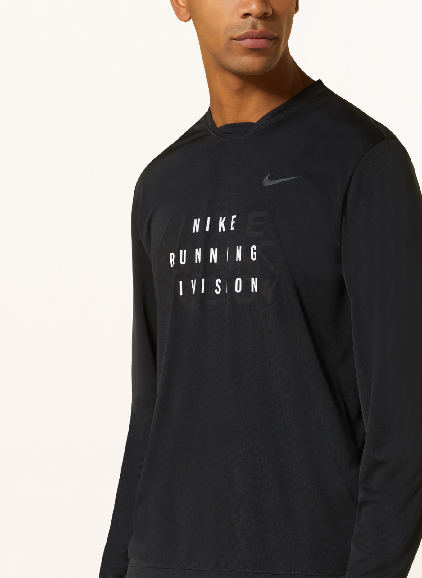 Nike Running shirt DRI-FIT RUN DIVISION, Color: BLACK/ WHITE (Image 4)