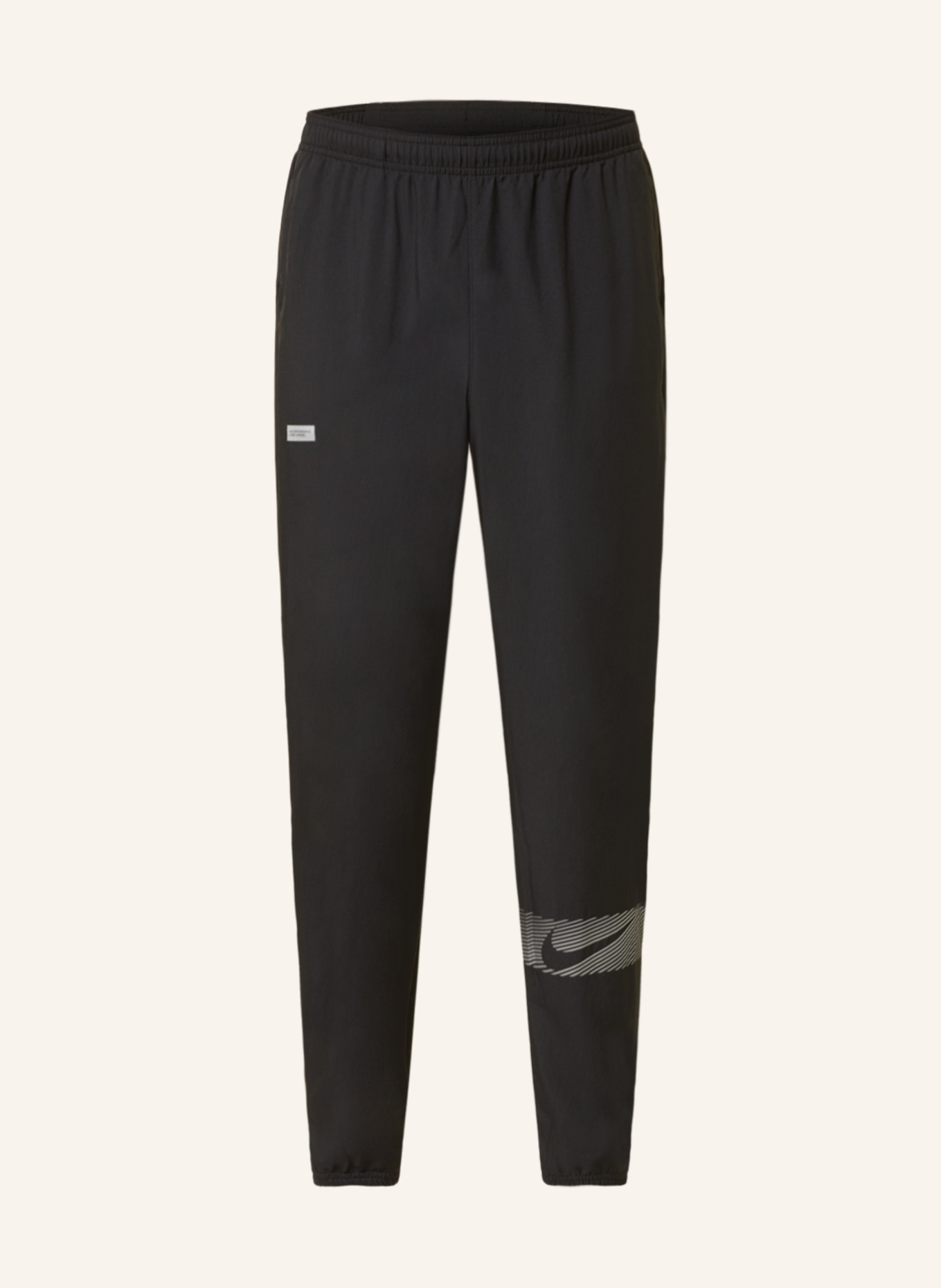 Nike Running pants CHALLENGER FLASH, Color: BLACK (Image 1)