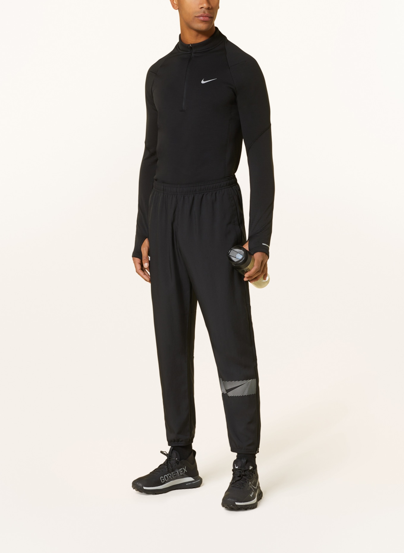 Nike Running pants CHALLENGER FLASH, Color: BLACK (Image 2)