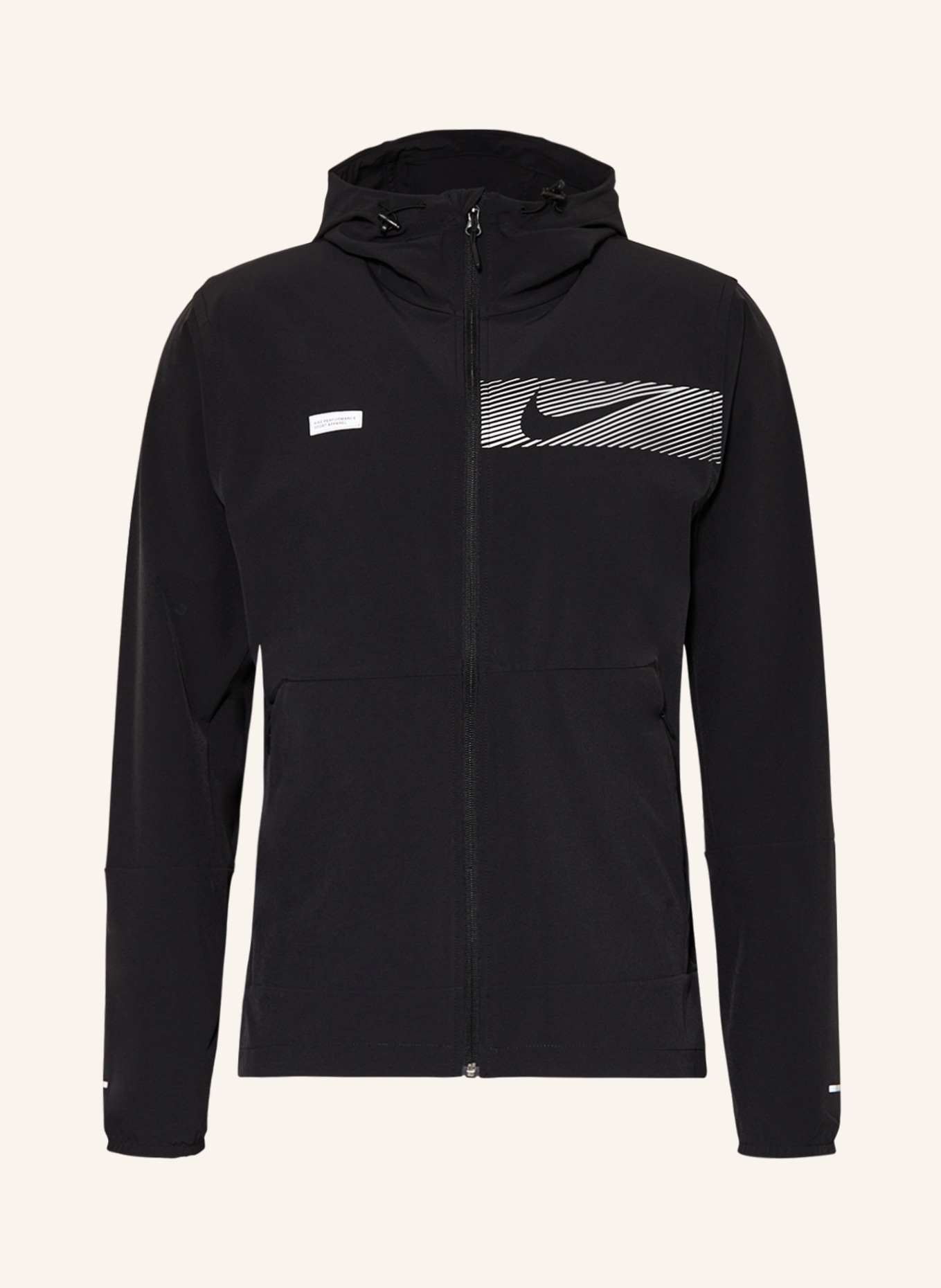 Nike Running jacket REPEL UNLIMITED, Color: BLACK/ SILVER (Image 1)
