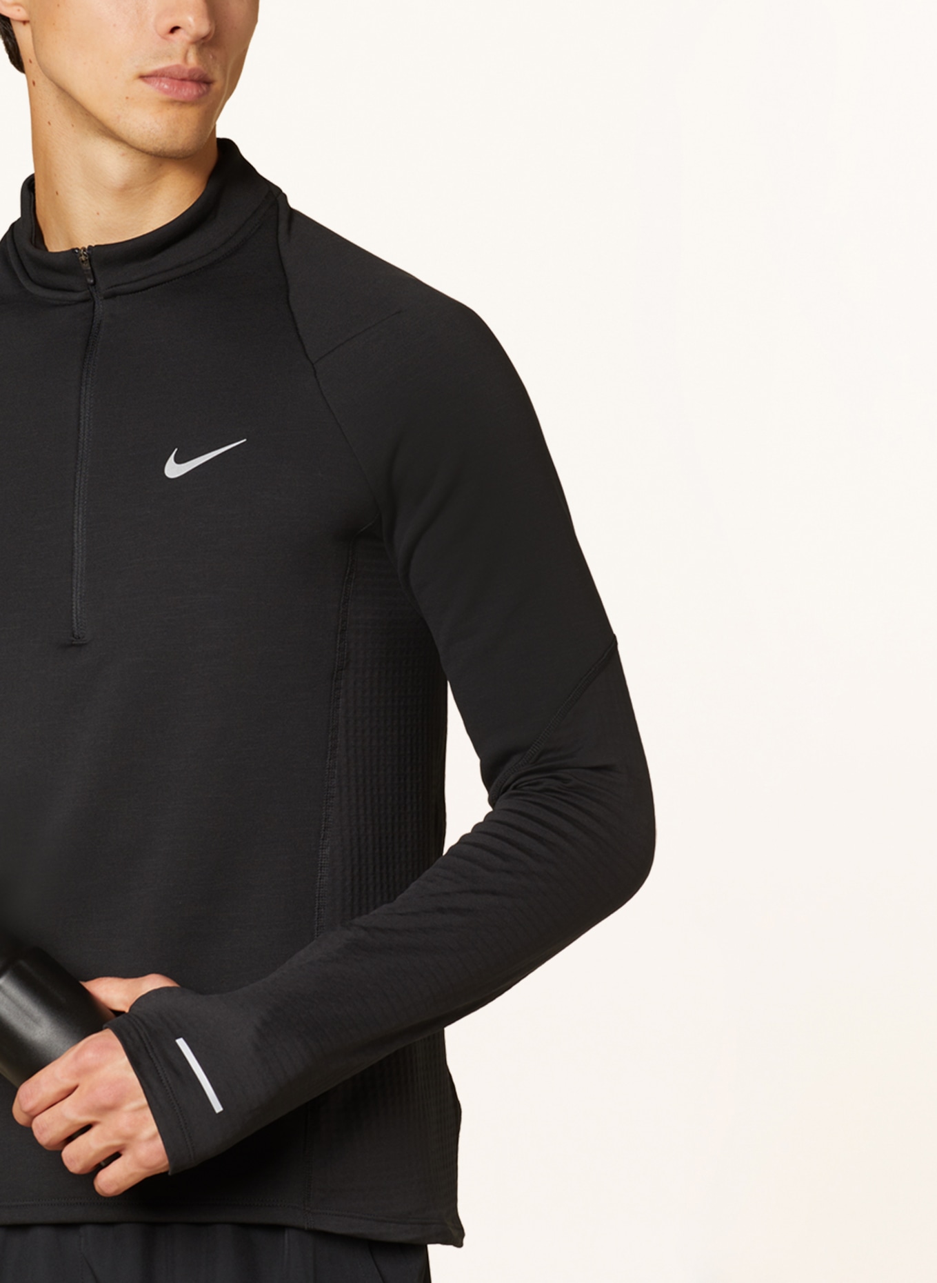 Nike Laufshirt THERMA-FIT REPEL in schwarz