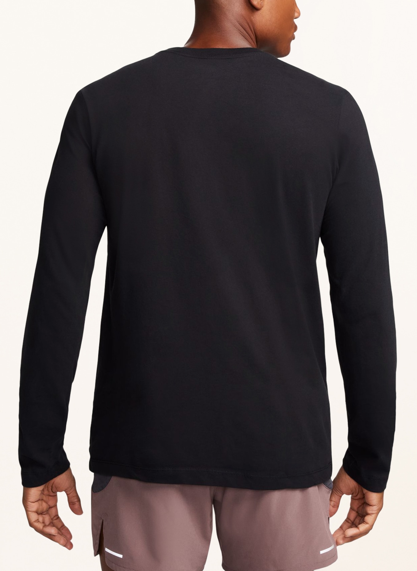 Nike Running shirt DRI-FIT TRAIL, Color: BLACK/ GRAY (Image 3)