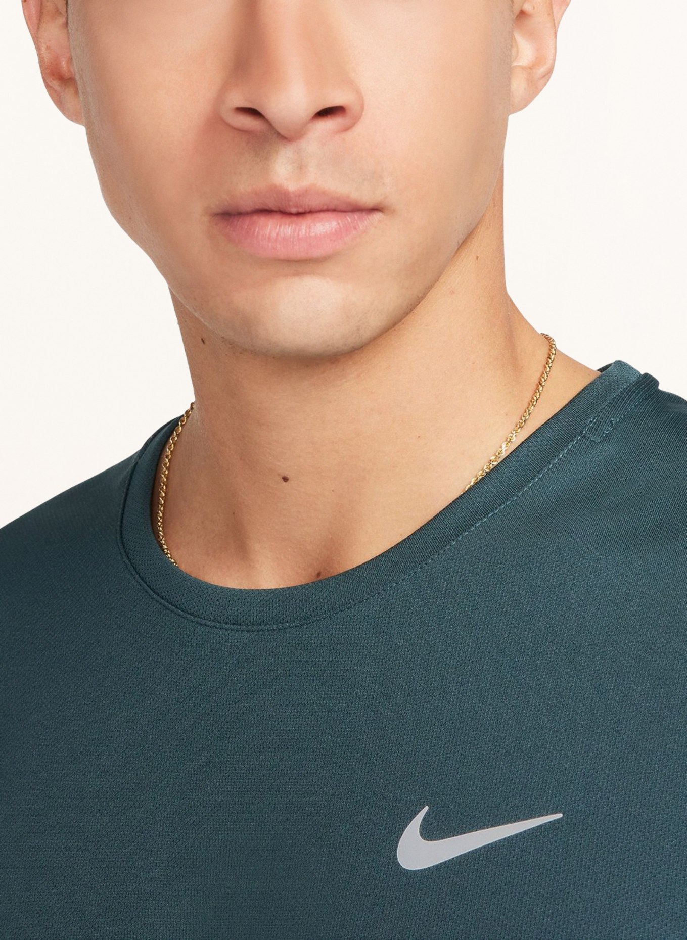 Nike T-shirt MILER, Color: TEAL (Image 4)