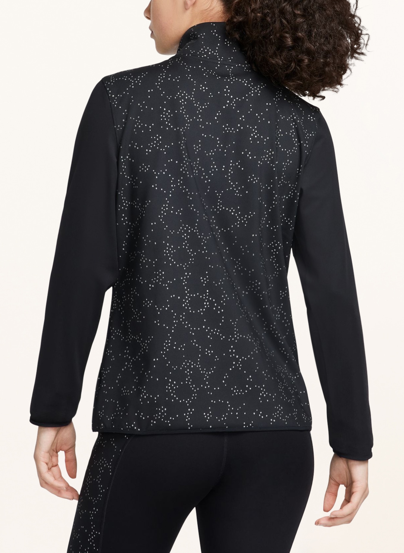 Nike Running shirt SWIFT ELEMENT, Color: BLACK/ SILVER (Image 3)