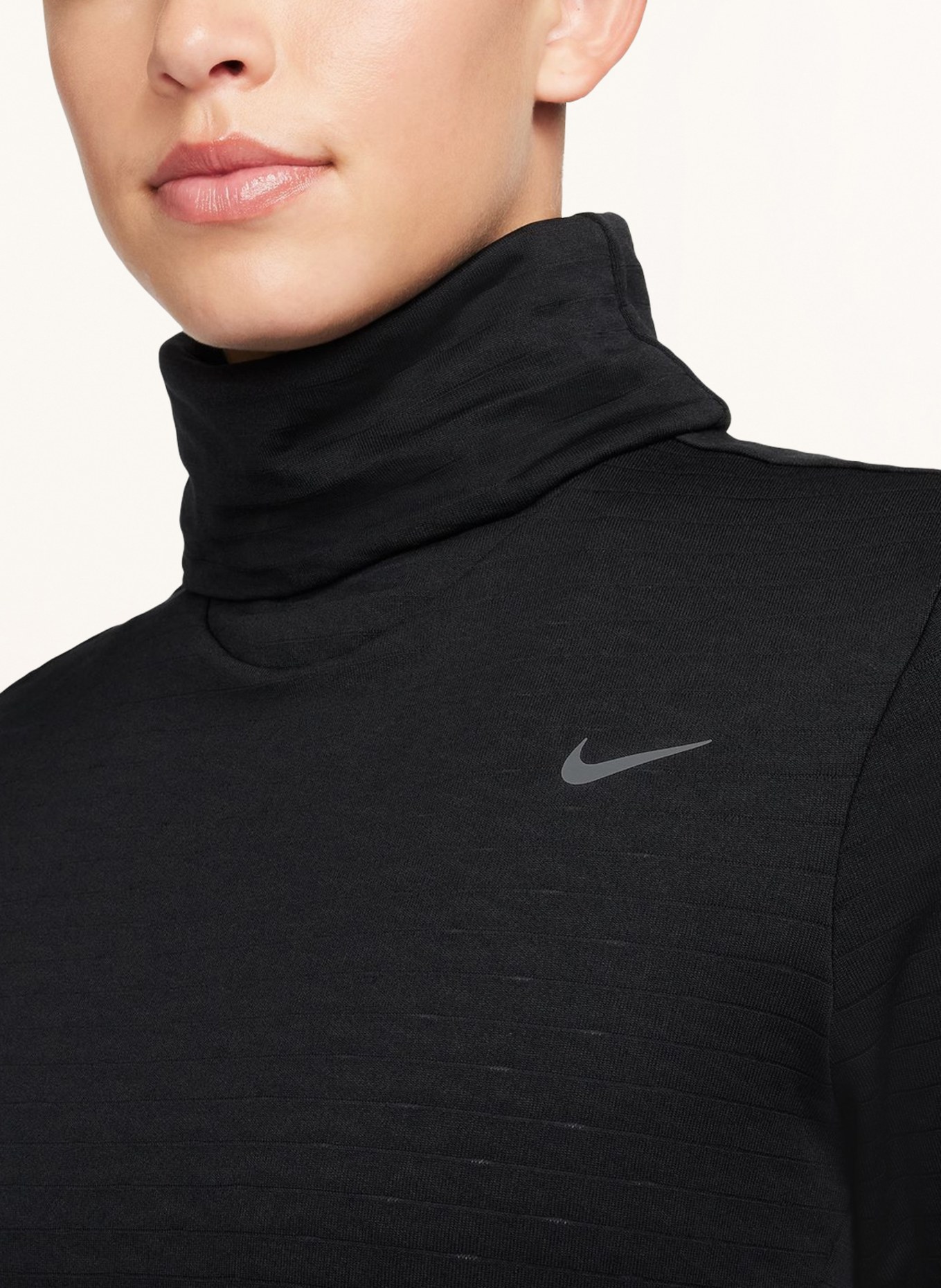 Nike Koszulka do biegania THERMA-FIT SWIFT ELEMENT, Kolor: CZARNY (Obrazek 4)