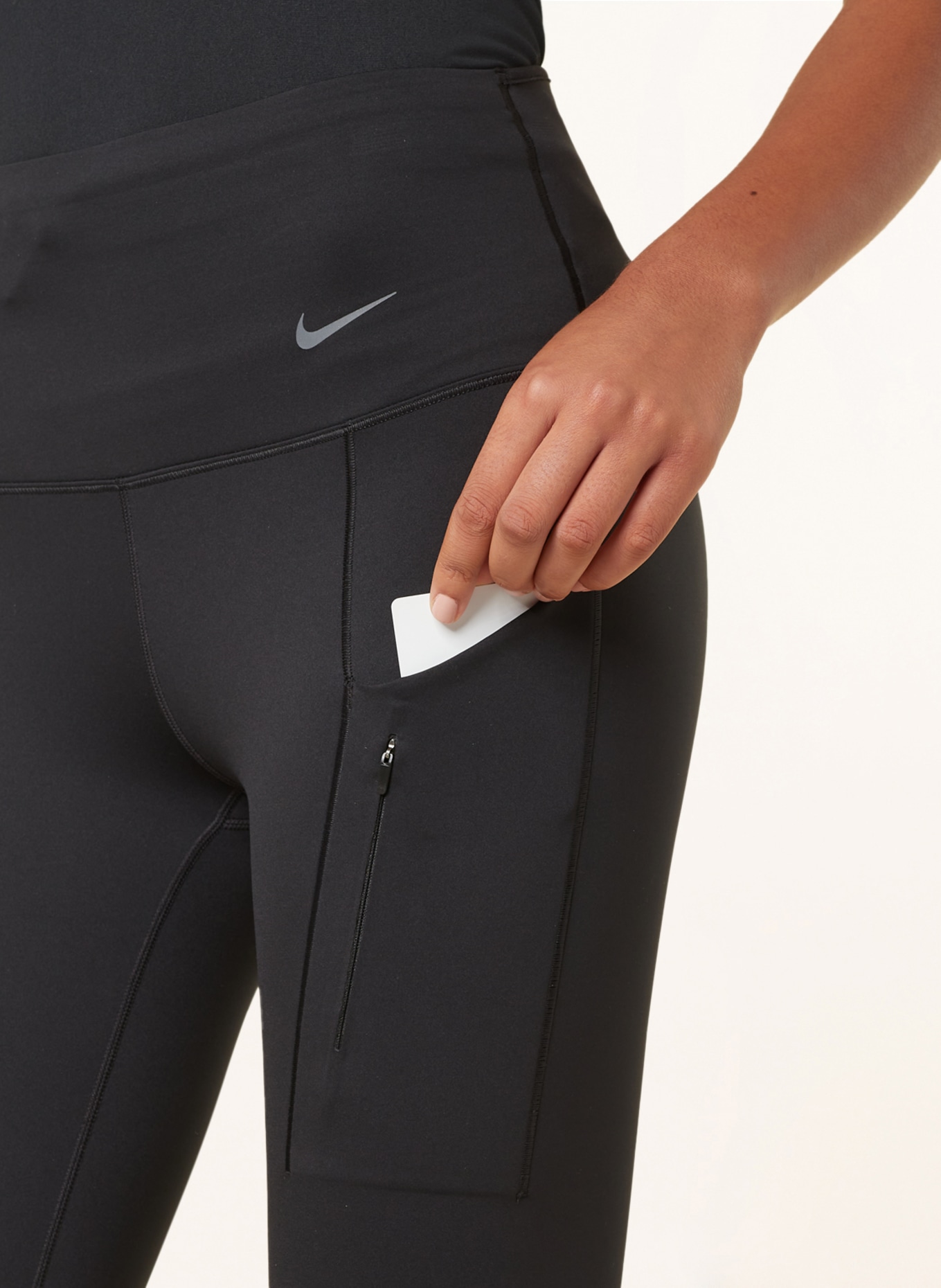 Nike Running tights THERMA-FIT, Color: BLACK/ BLUE GRAY (Image 5)