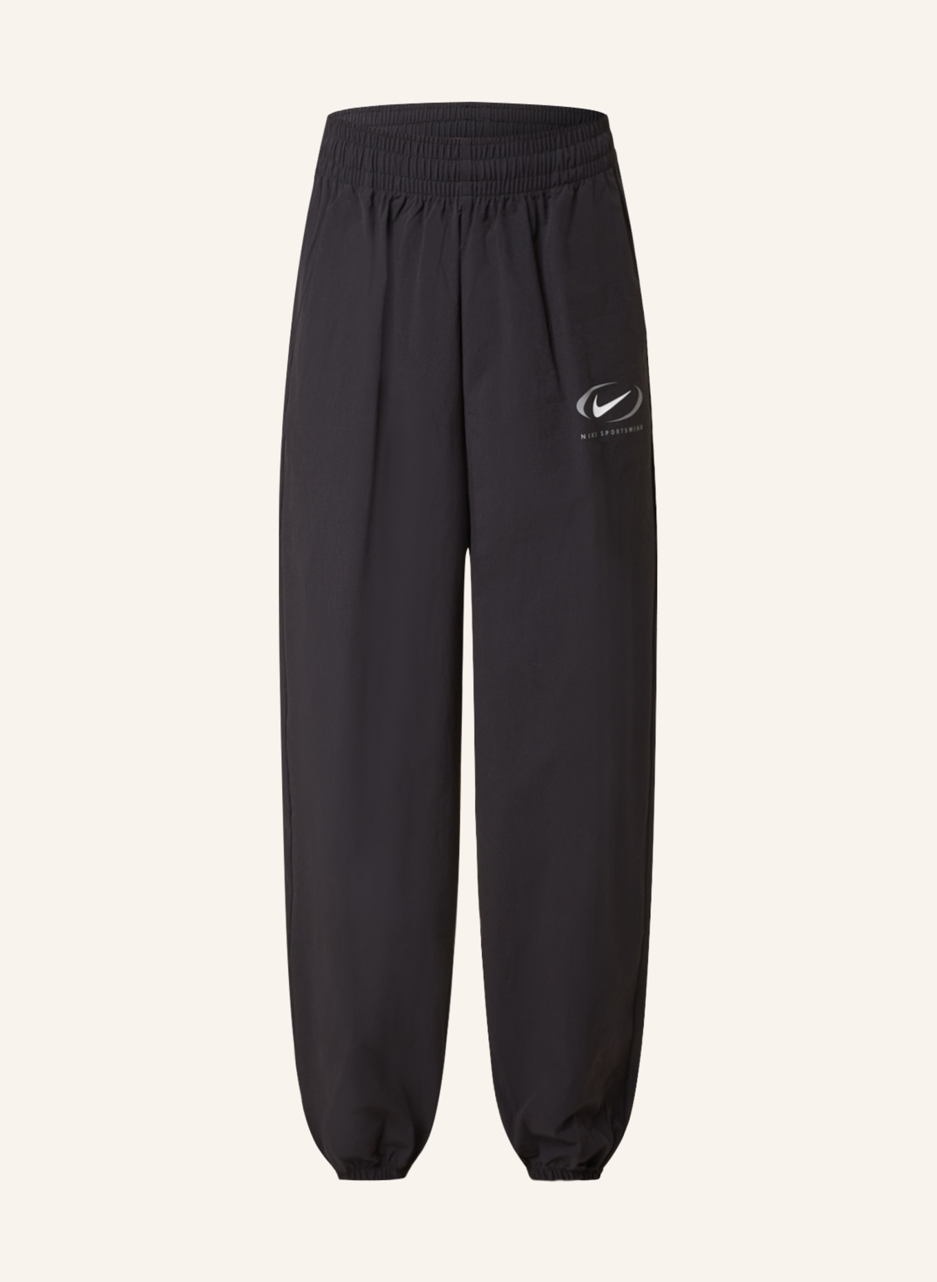 Nike Pants in jogger style, Color: BLACK/ WHITE/ LIGHT GRAY (Image 1)