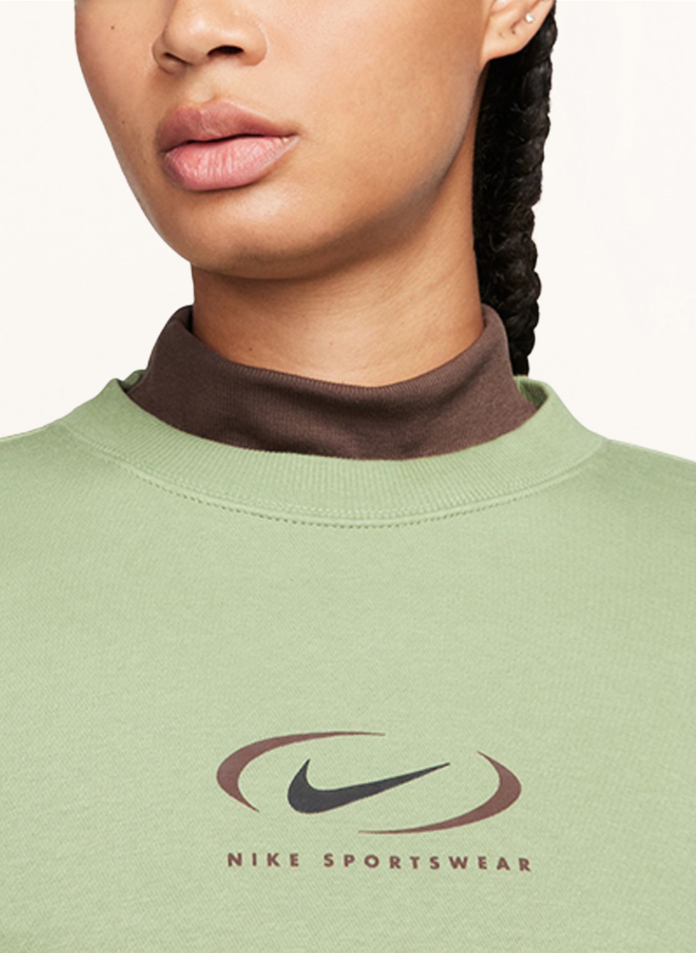 Nike Oversized sweatshirt PHOENIX, Color: LIGHT GREEN (Image 4)