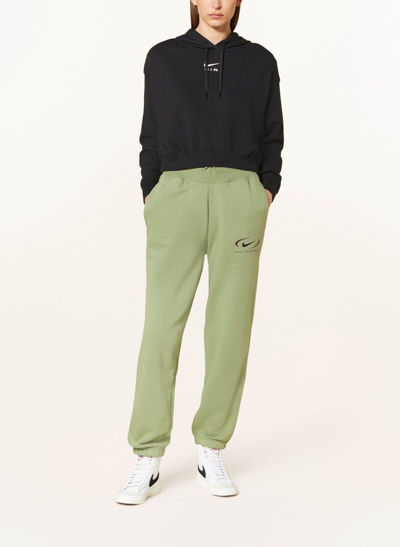 Nike Spodnie dresowe PHOENIX FLEECE, Kolor: JASNOZIELONY (Obrazek 2)