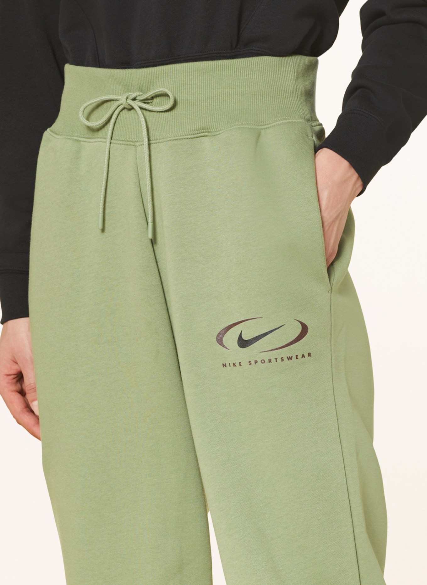 Nike Spodnie dresowe PHOENIX FLEECE, Kolor: JASNOZIELONY (Obrazek 5)