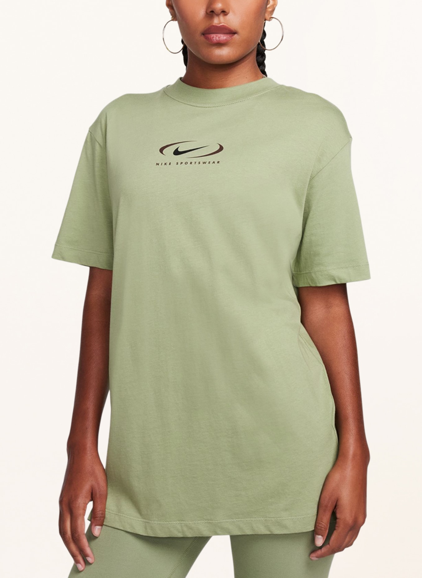 Nike T-shirt, Color: LIGHT GREEN (Image 2)