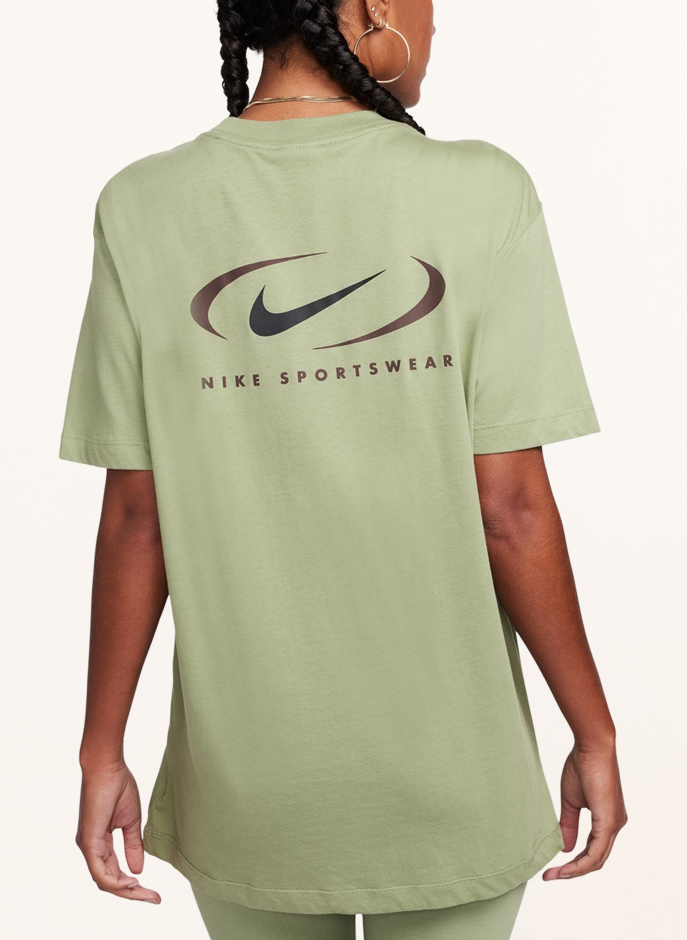 Nike Tričko, Barva: SVĚTLE ZELENÁ (Obrázek 3)
