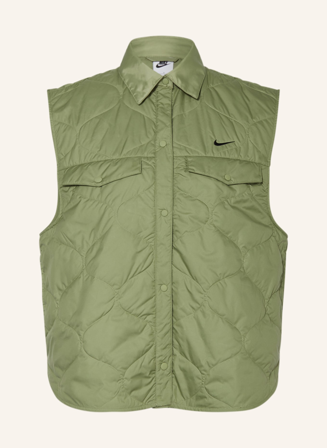 Nike Quilted vest SPORTSWEAR ESSENTIALS, Color: LIGHT GREEN (Image 1)