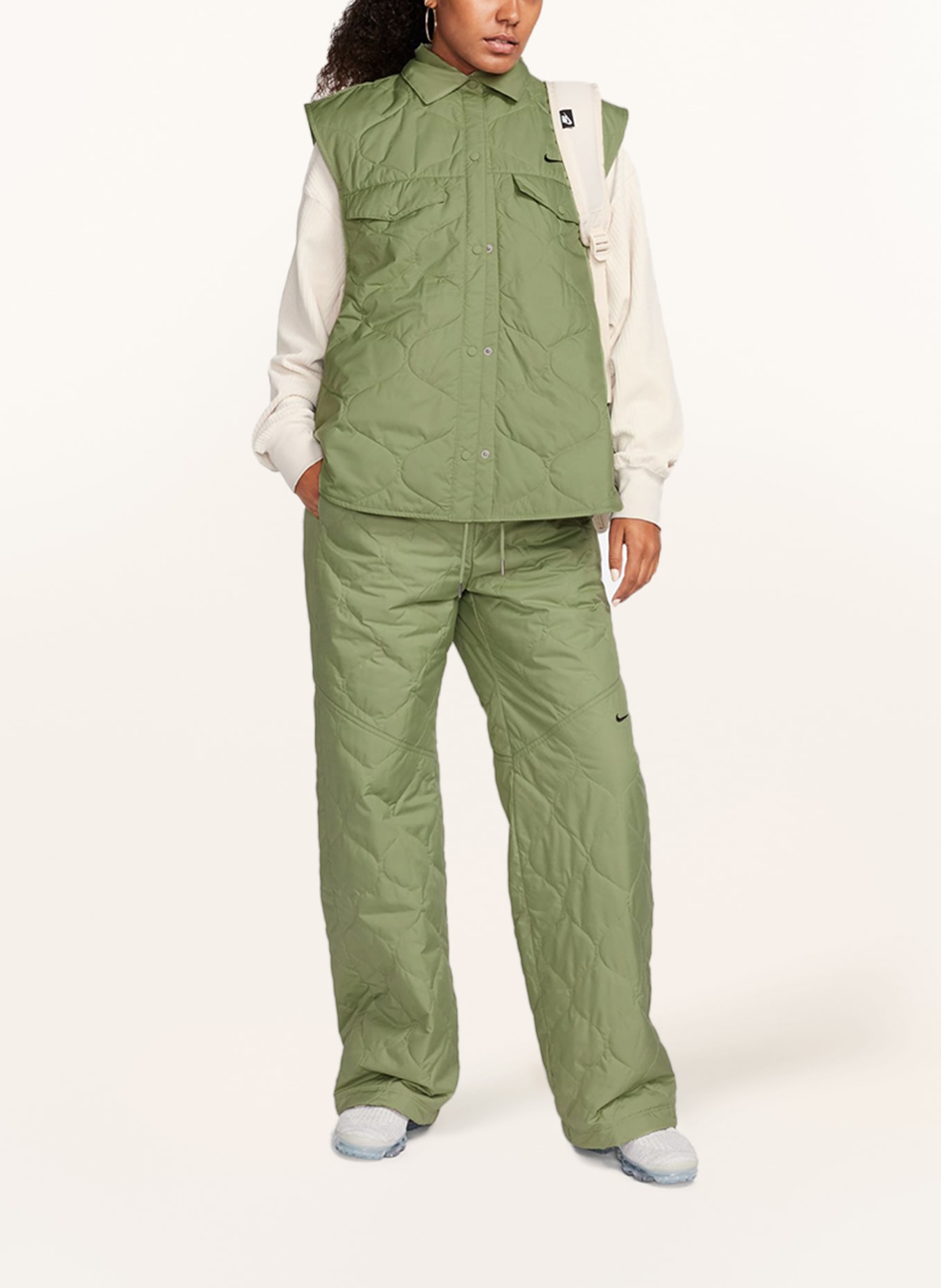 Nike Quilted vest SPORTSWEAR ESSENTIALS, Color: LIGHT GREEN (Image 2)