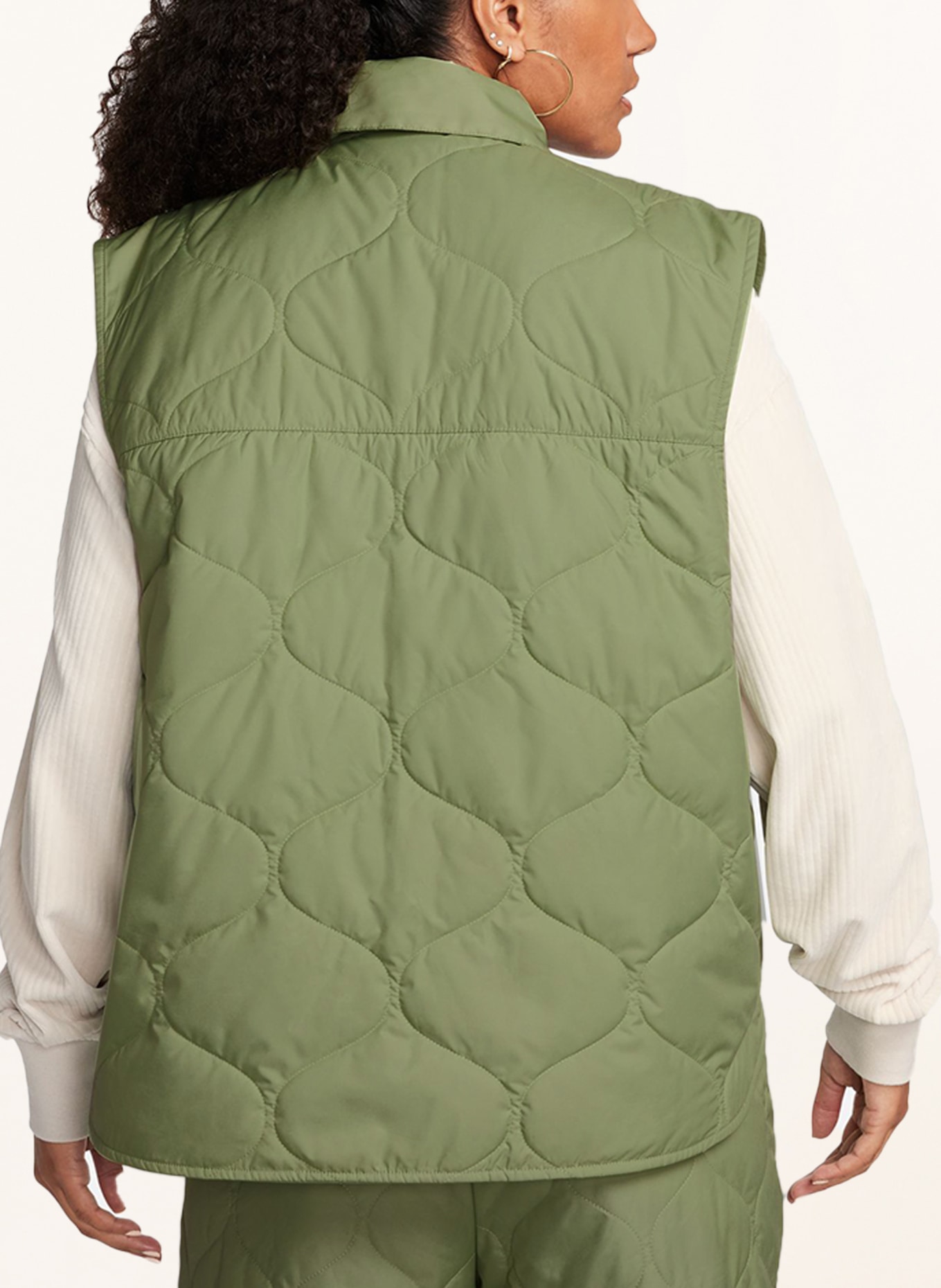 Nike Quilted vest SPORTSWEAR ESSENTIALS, Color: LIGHT GREEN (Image 3)