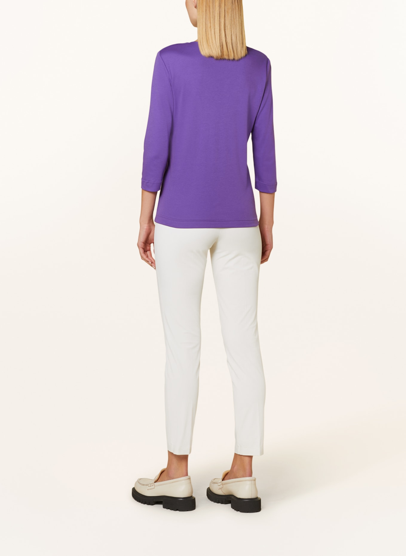 efixelle Shirt with 3/4 sleeves, Color: PURPLE (Image 3)