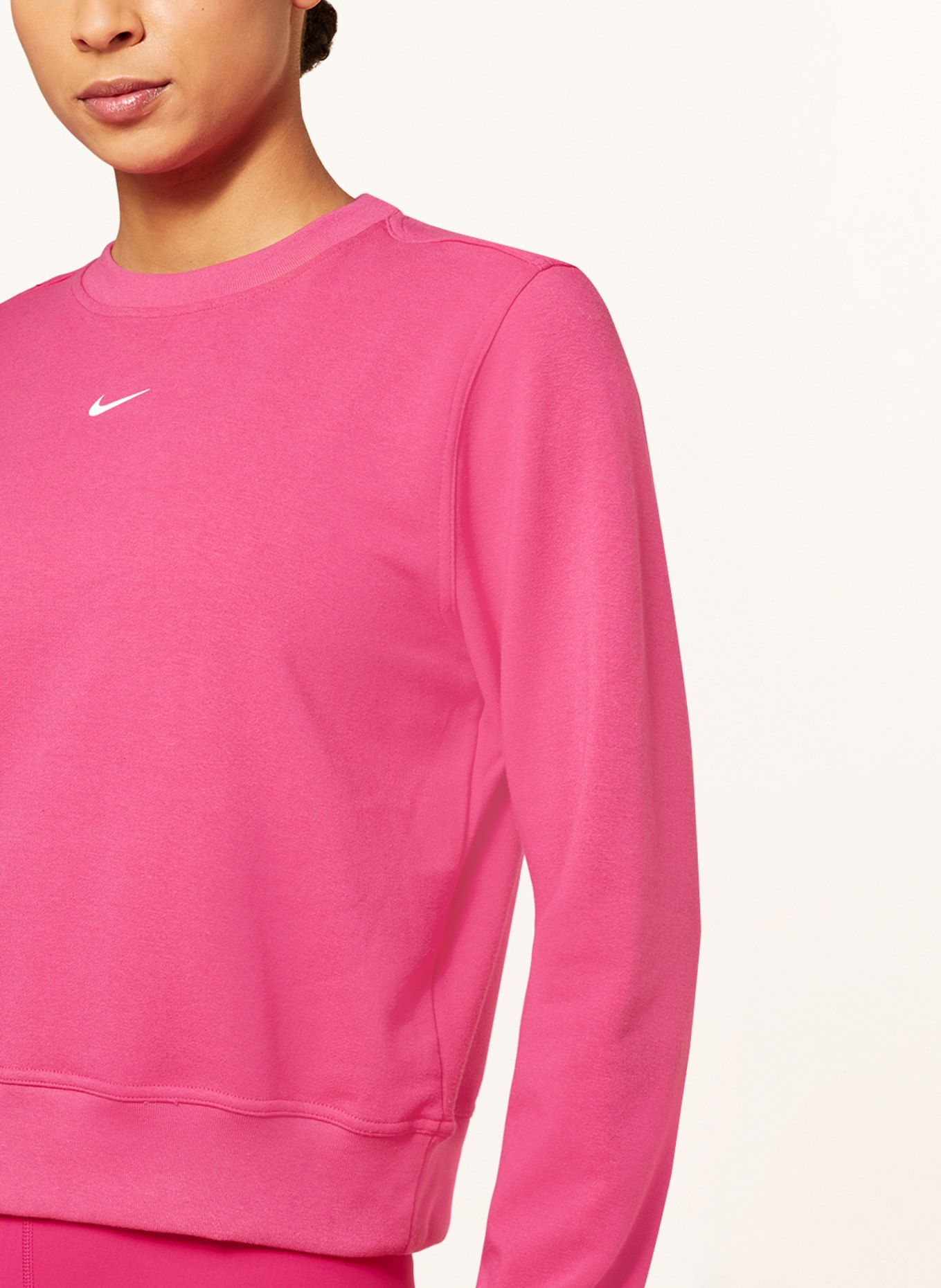 Nike Bluza nierozpinana DRI-FIT ONE, Kolor: MOCNORÓŻOWY (Obrazek 4)