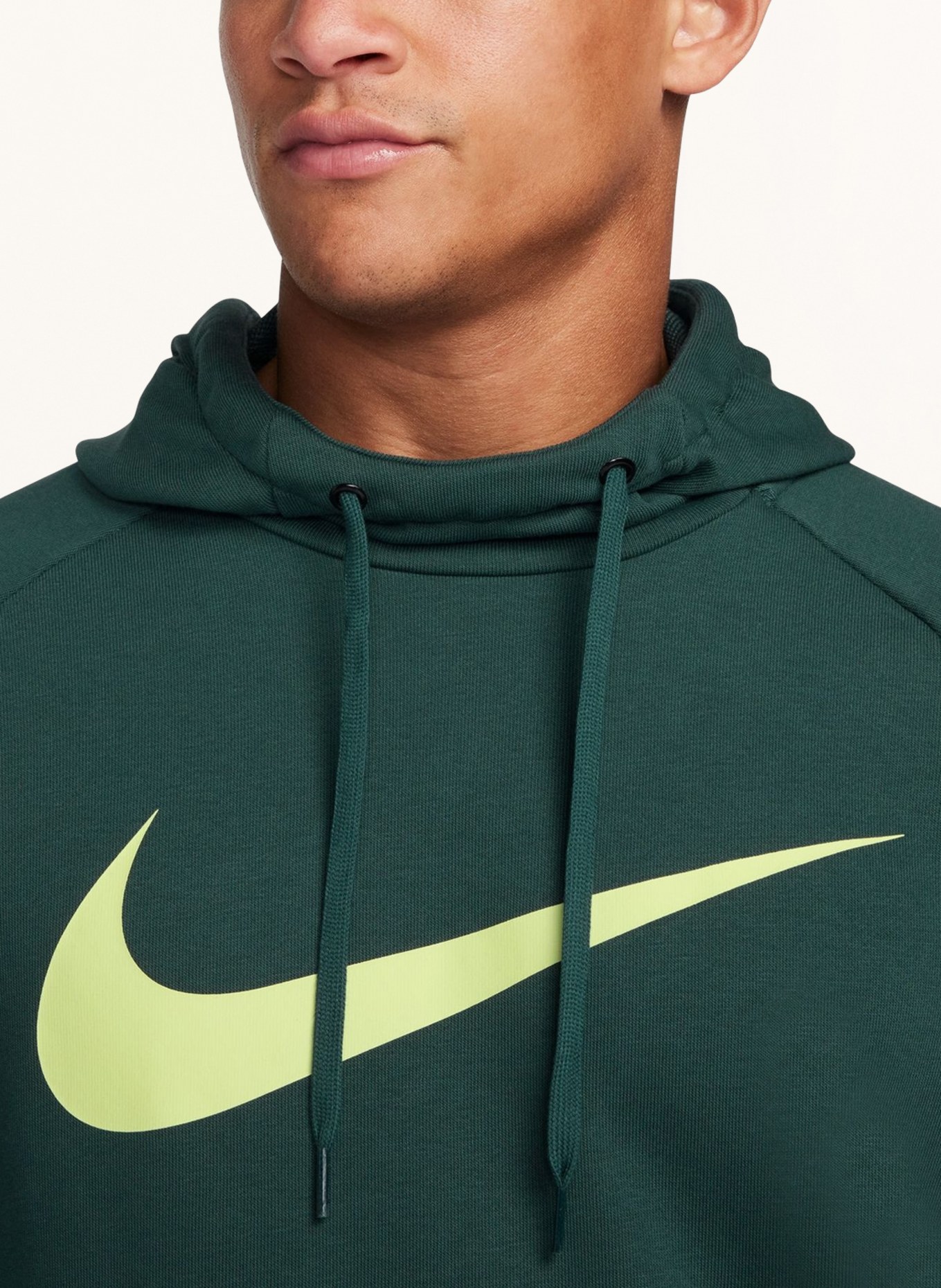 Nike Hoodie DRI-FIT, Farbe: PETROL/ NEONGELB (Bild 5)