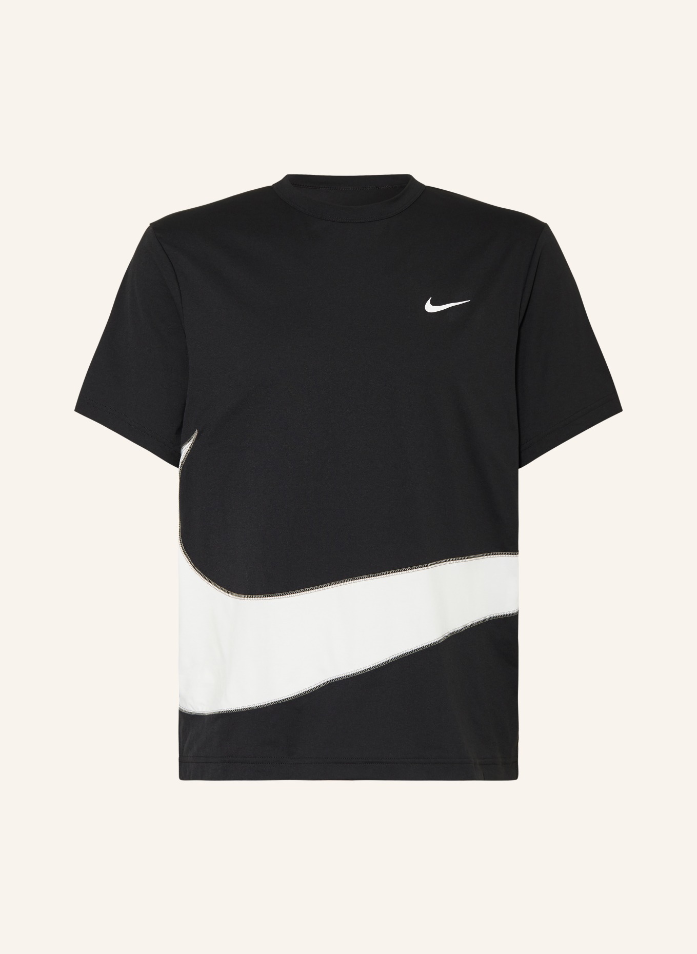 Nike T-Shirt DRI-FIT UV HYVERSE, Farbe: SCHWARZ/ WEISS (Bild 1)