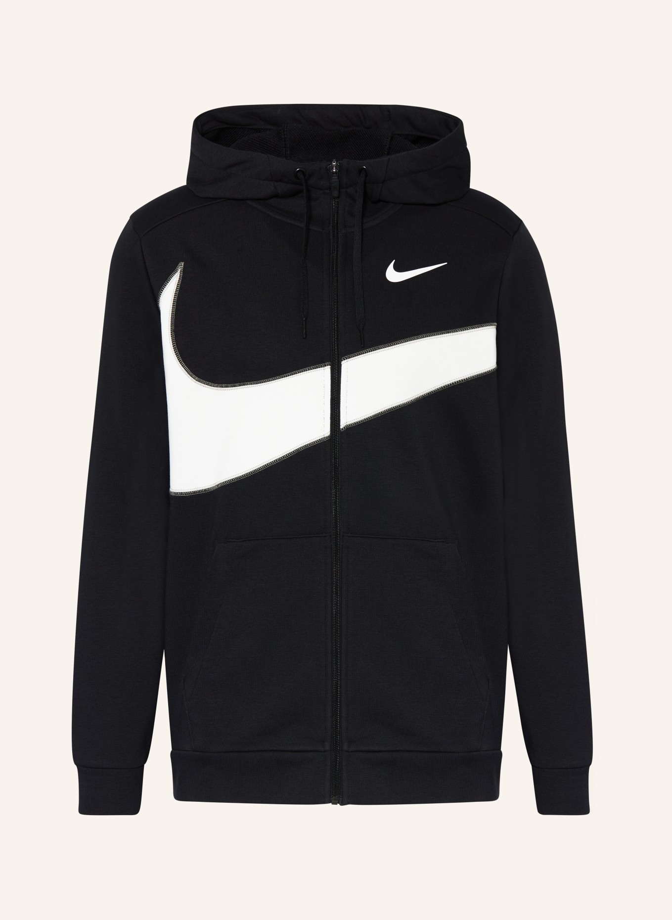 Nike Sweat jacket DRI-FIT, Color: BLACK/ WHITE (Image 1)