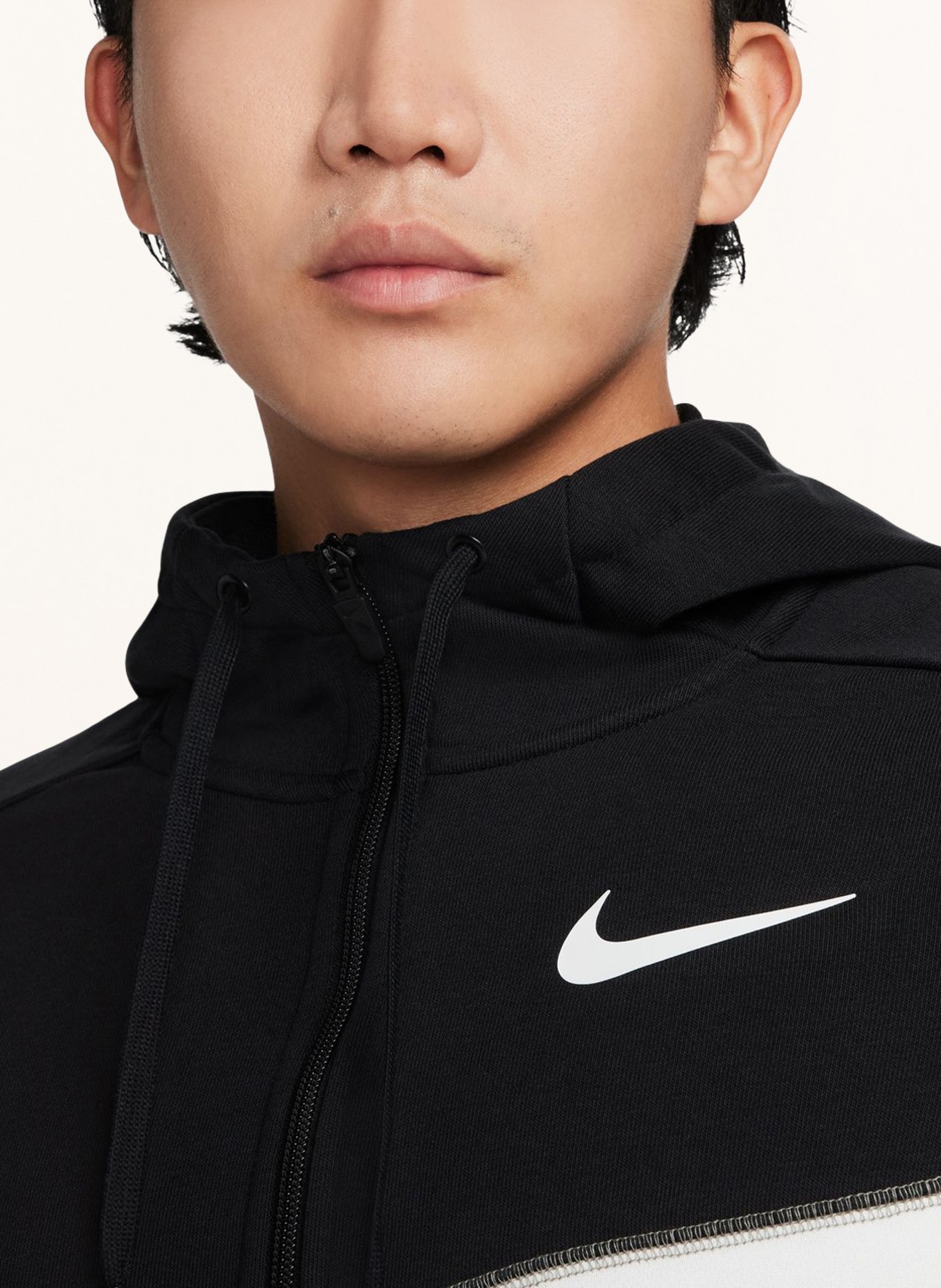 Nike Sweat jacket DRI-FIT, Color: BLACK/ WHITE (Image 4)