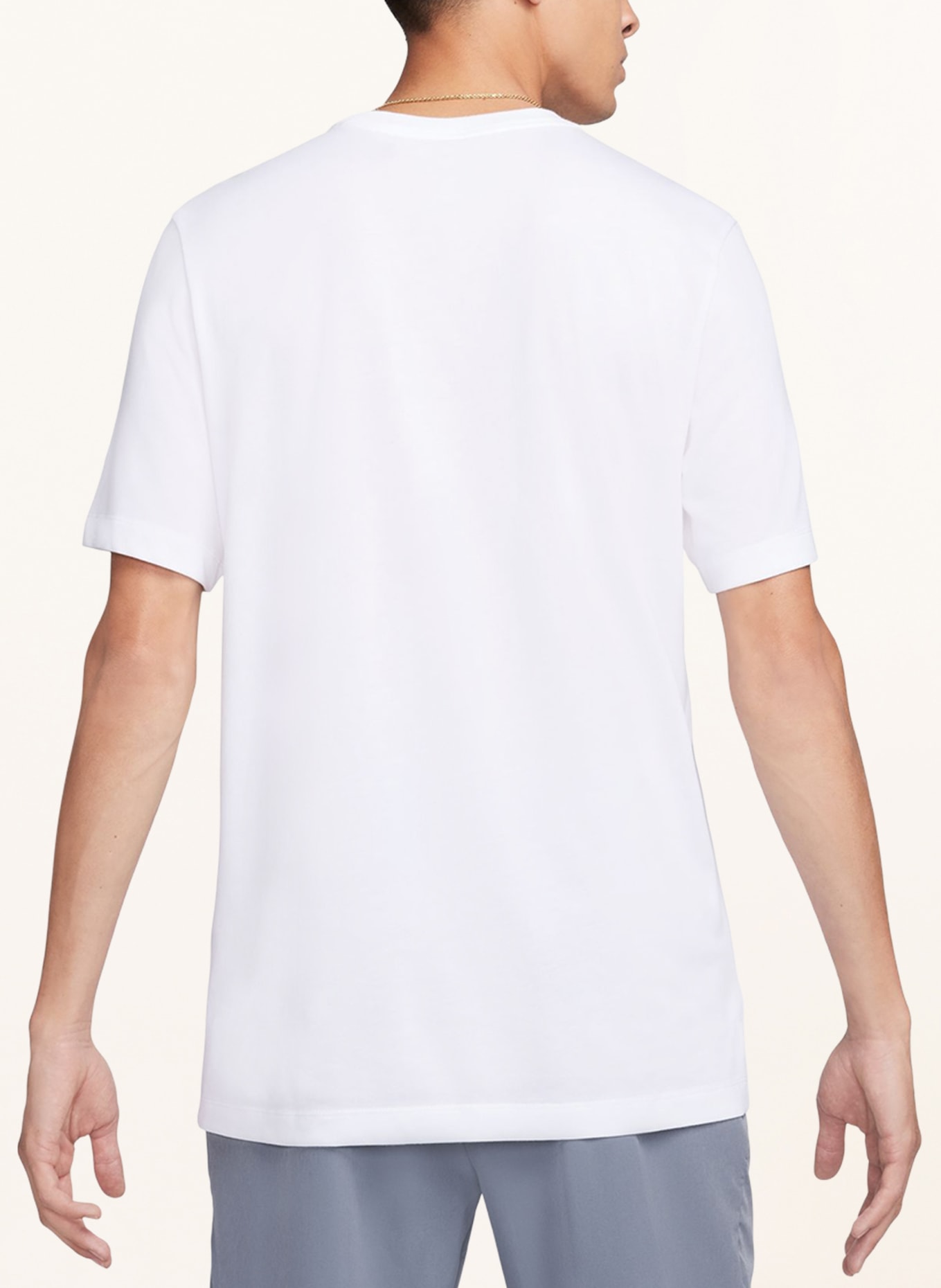 Nike T-shirt DRI-FIT, Kolor: BIAŁY (Obrazek 3)