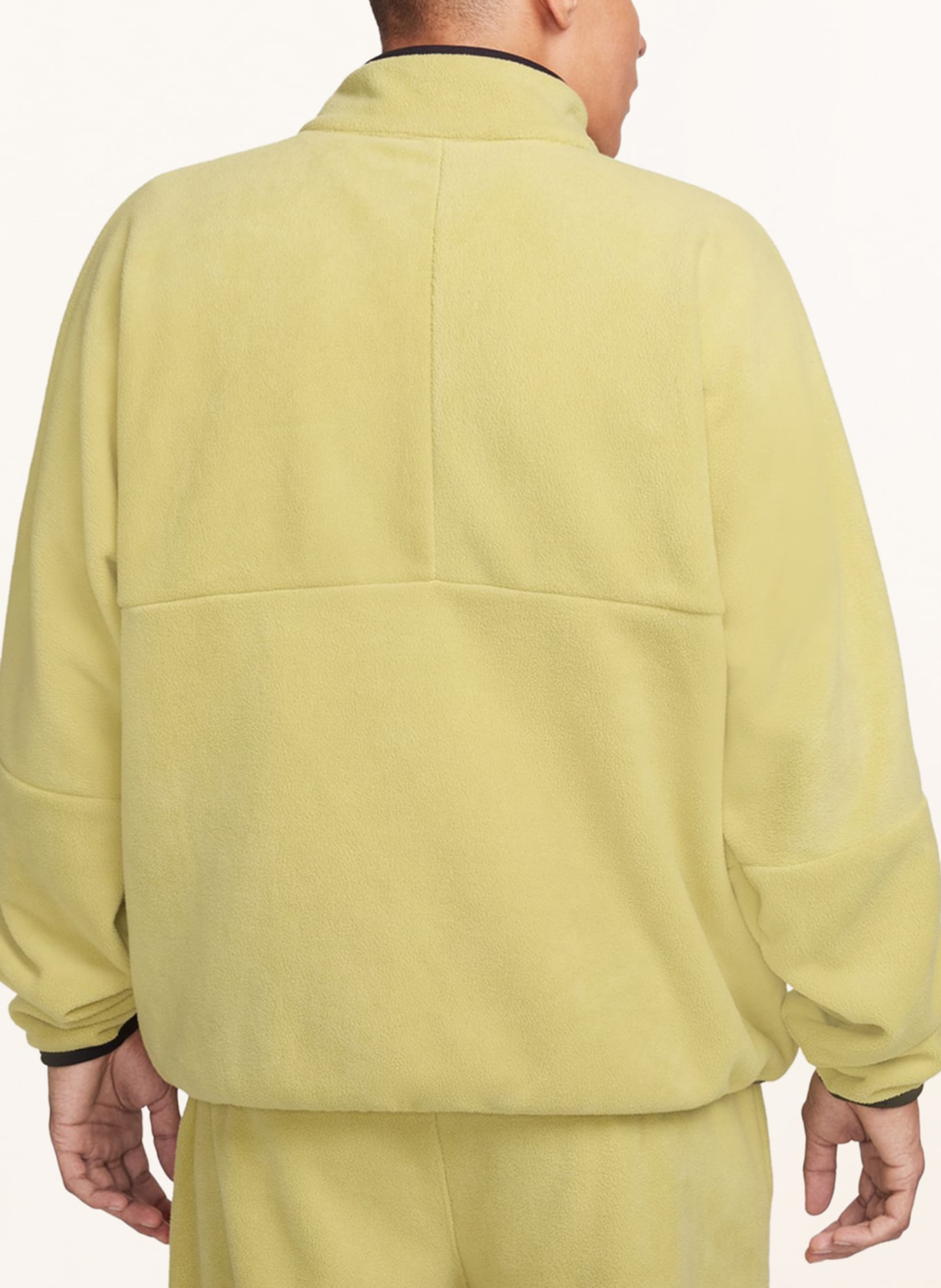 Nike Sweter typu troyer z polaru CLUB, Kolor: JASNOŻÓŁTY (Obrazek 3)