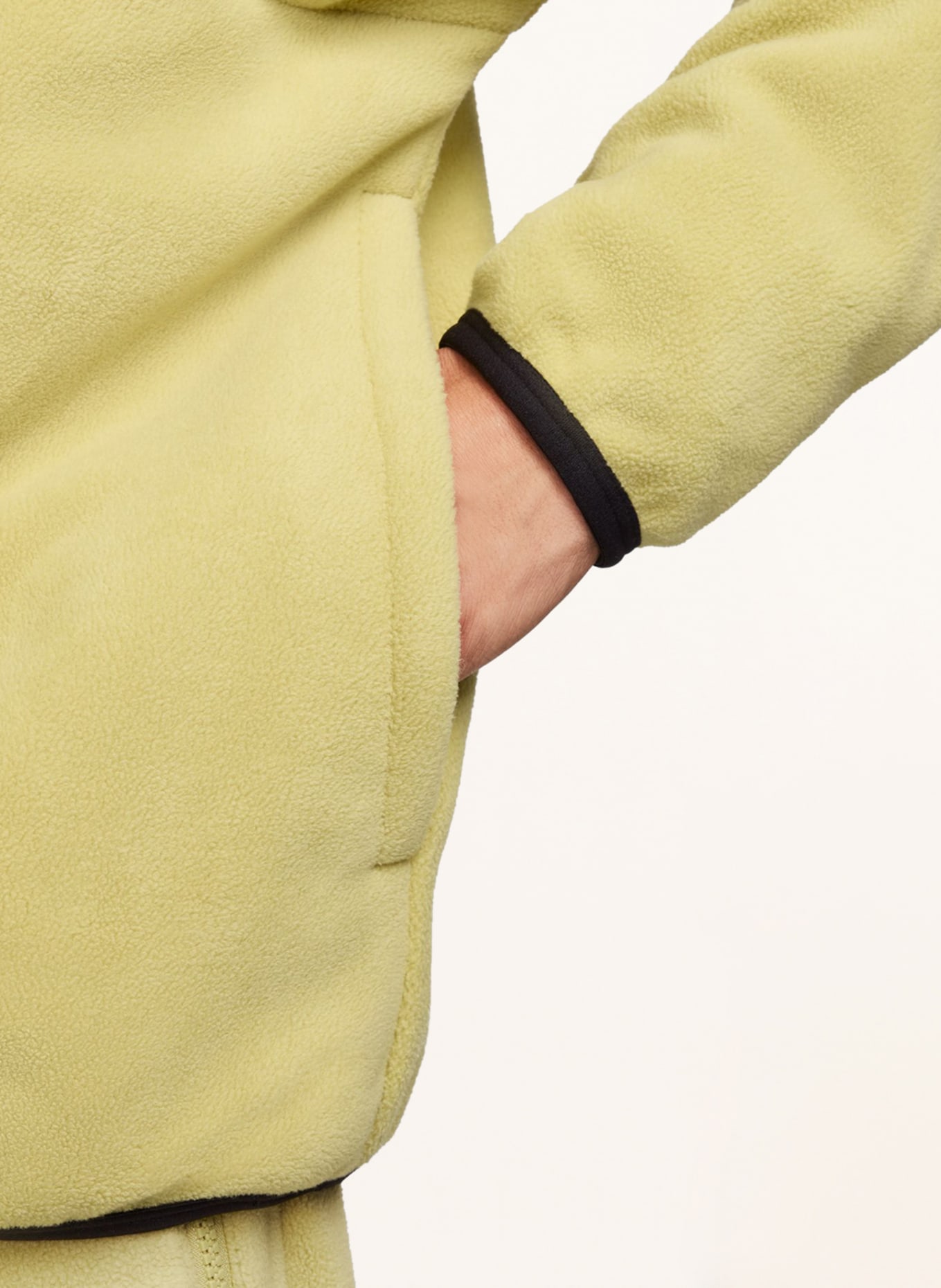 Nike Fleece half-zip sweater CLUB, Color: LIGHT YELLOW (Image 4)