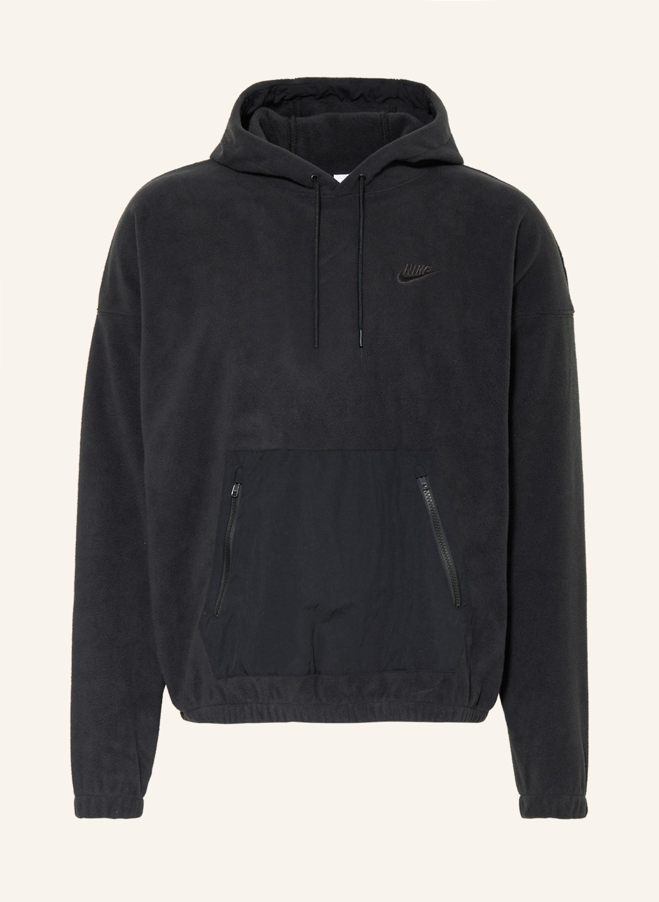 Nike Fleece hoodie CLUB, Color: BLACK (Image 1)