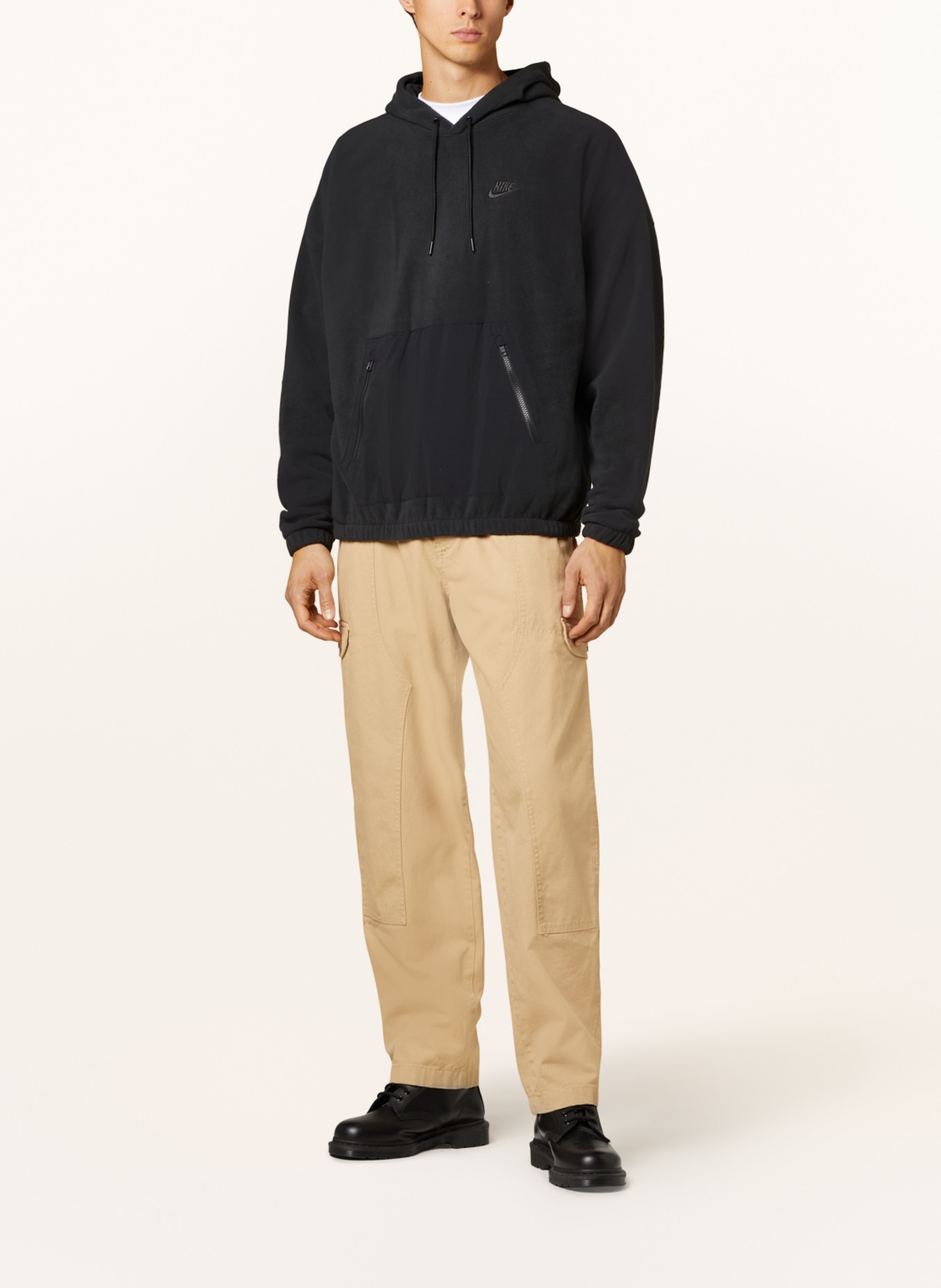 Nike Fleece hoodie CLUB, Color: BLACK (Image 2)