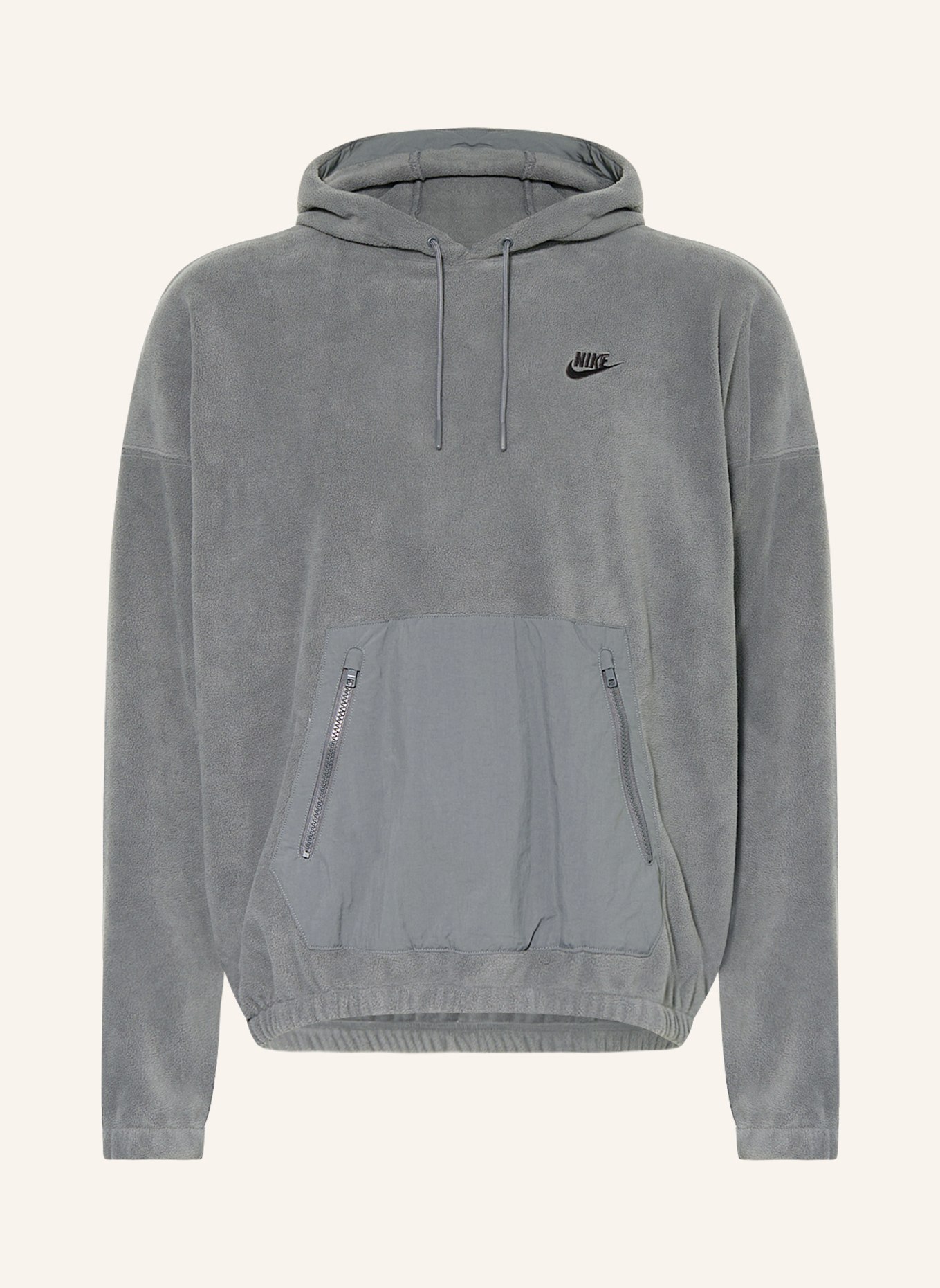 Nike Fleece hoodie CLUB, Color: GRAY (Image 1)
