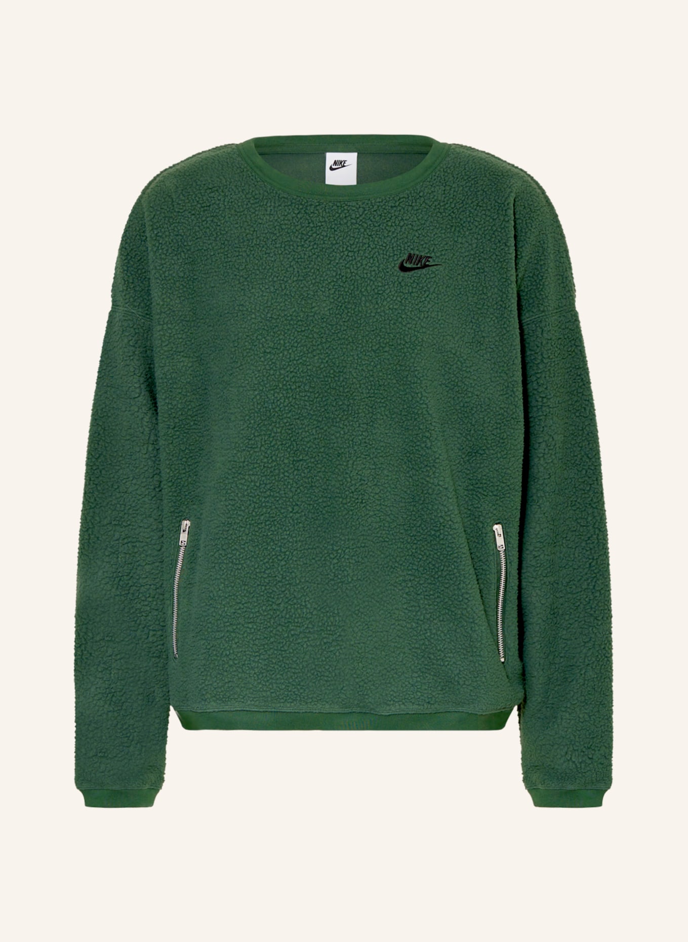 Nike Sweatshirt CLUB aus Fleece, Farbe: GRÜN (Bild 1)