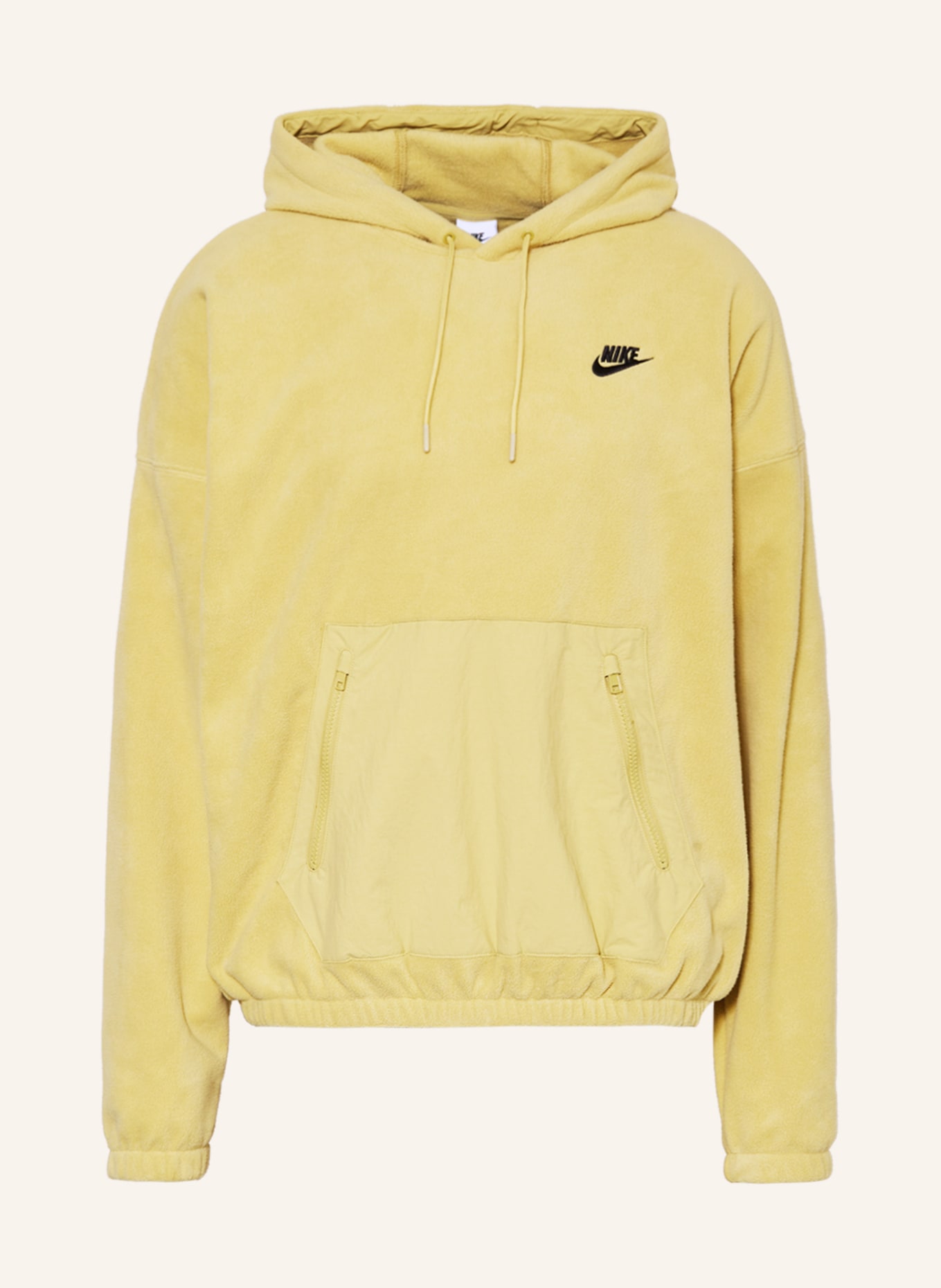 Nike Fleece hoodie CLUB, Color: LIGHT YELLOW (Image 1)