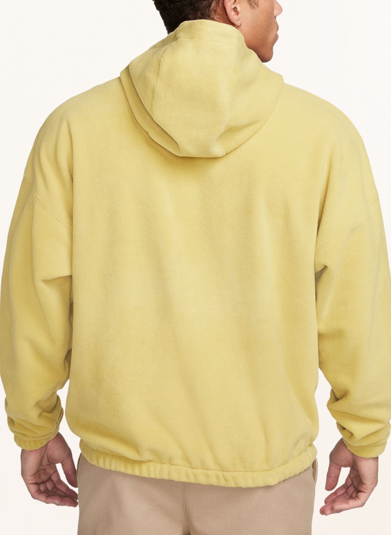Nike Fleece hoodie CLUB, Color: LIGHT YELLOW (Image 3)