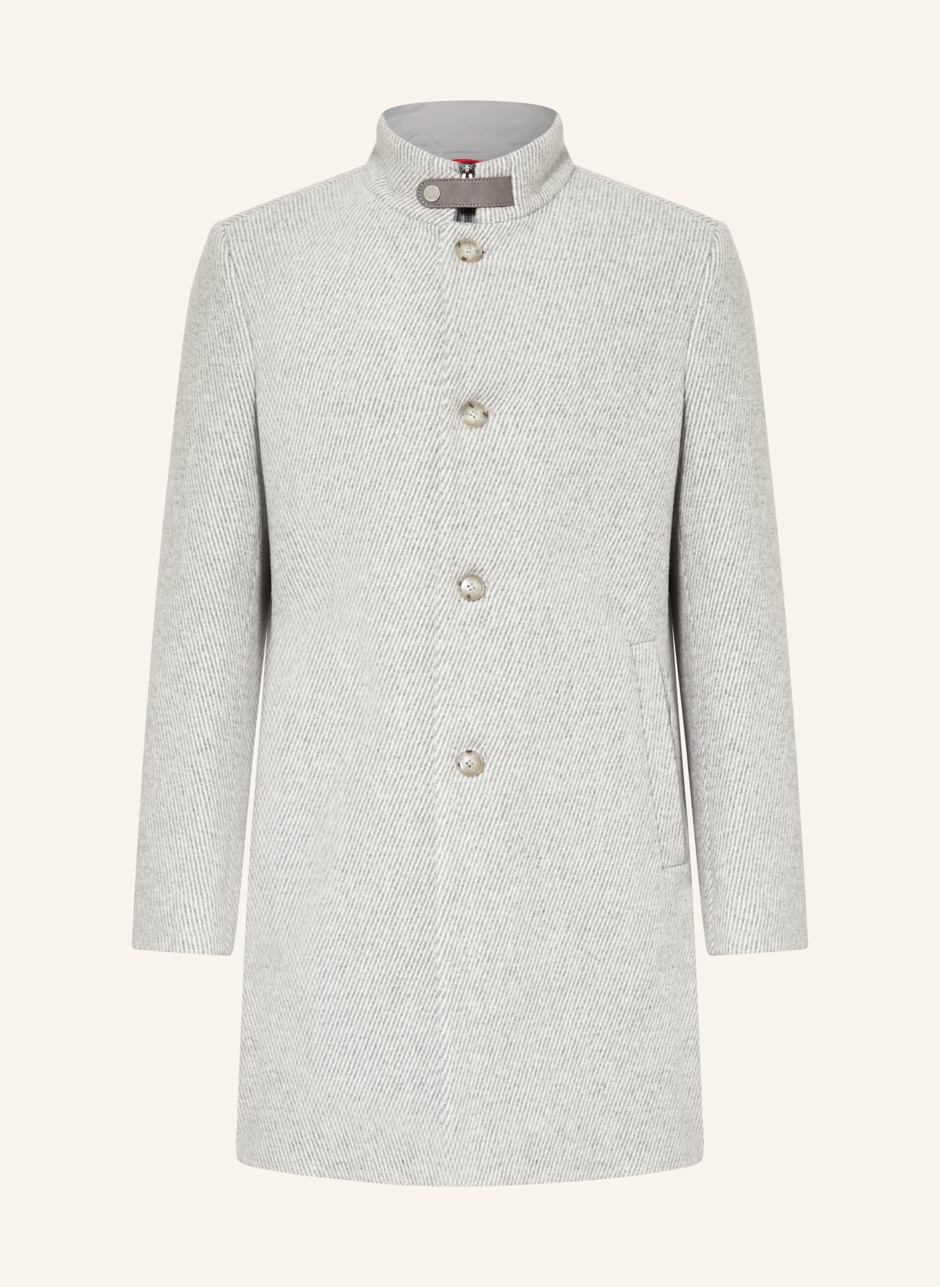 CINQUE Wool coat CICHOICE, Color: LIGHT GRAY/ GRAY (Image 1)