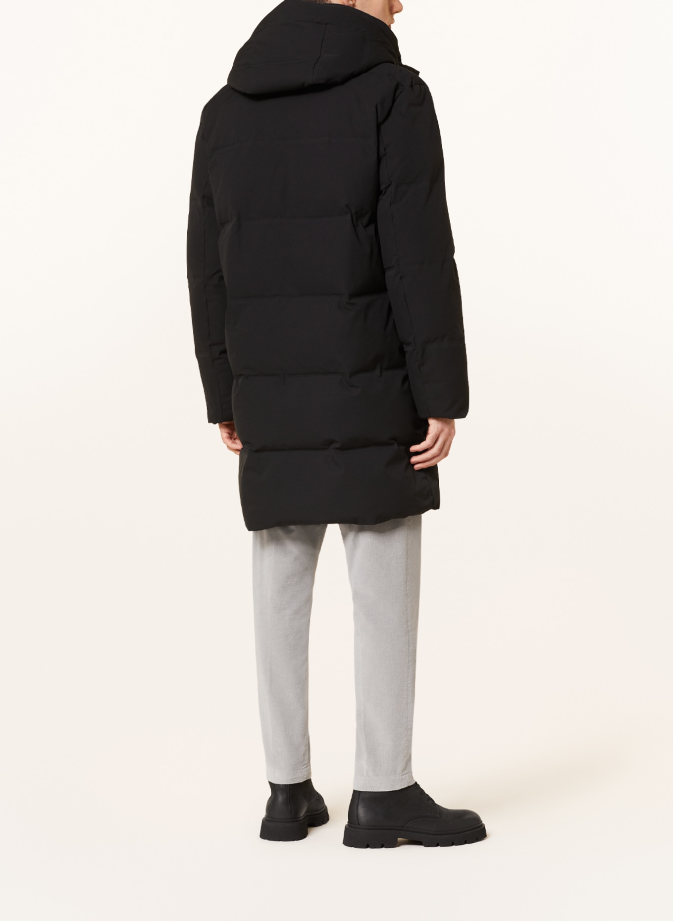 CINQUE Quilted coat CITHERMAL with DUPONT™ SORONA® insulation, Color: BLACK (Image 3)