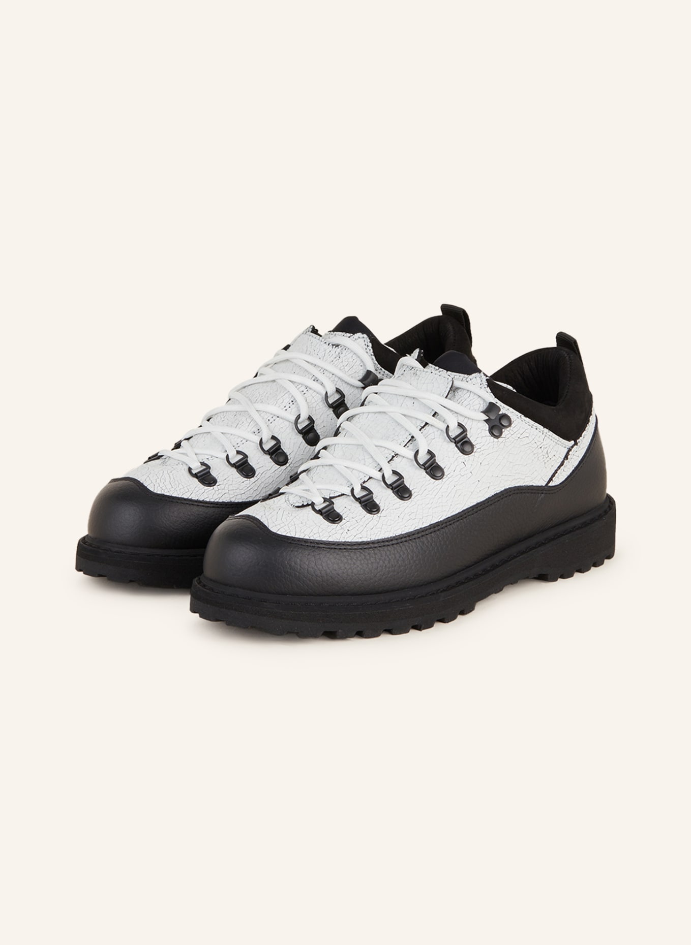 DIEMME Lace-Up shoes ROCCIA BASSO, Color: WHITE/ BLACK (Image 1)